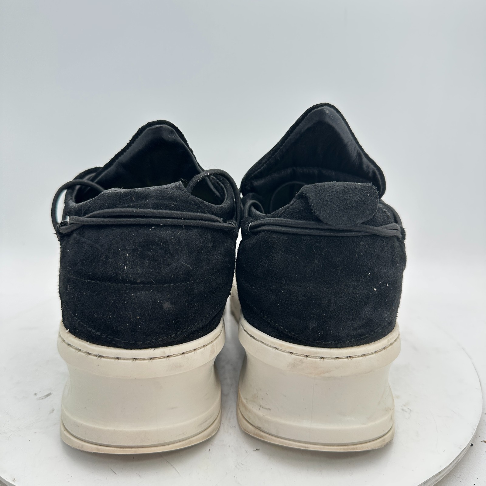 Filling Pieces Women Size EU 38 US 8 Black Suede White Sole Low Top Shoes