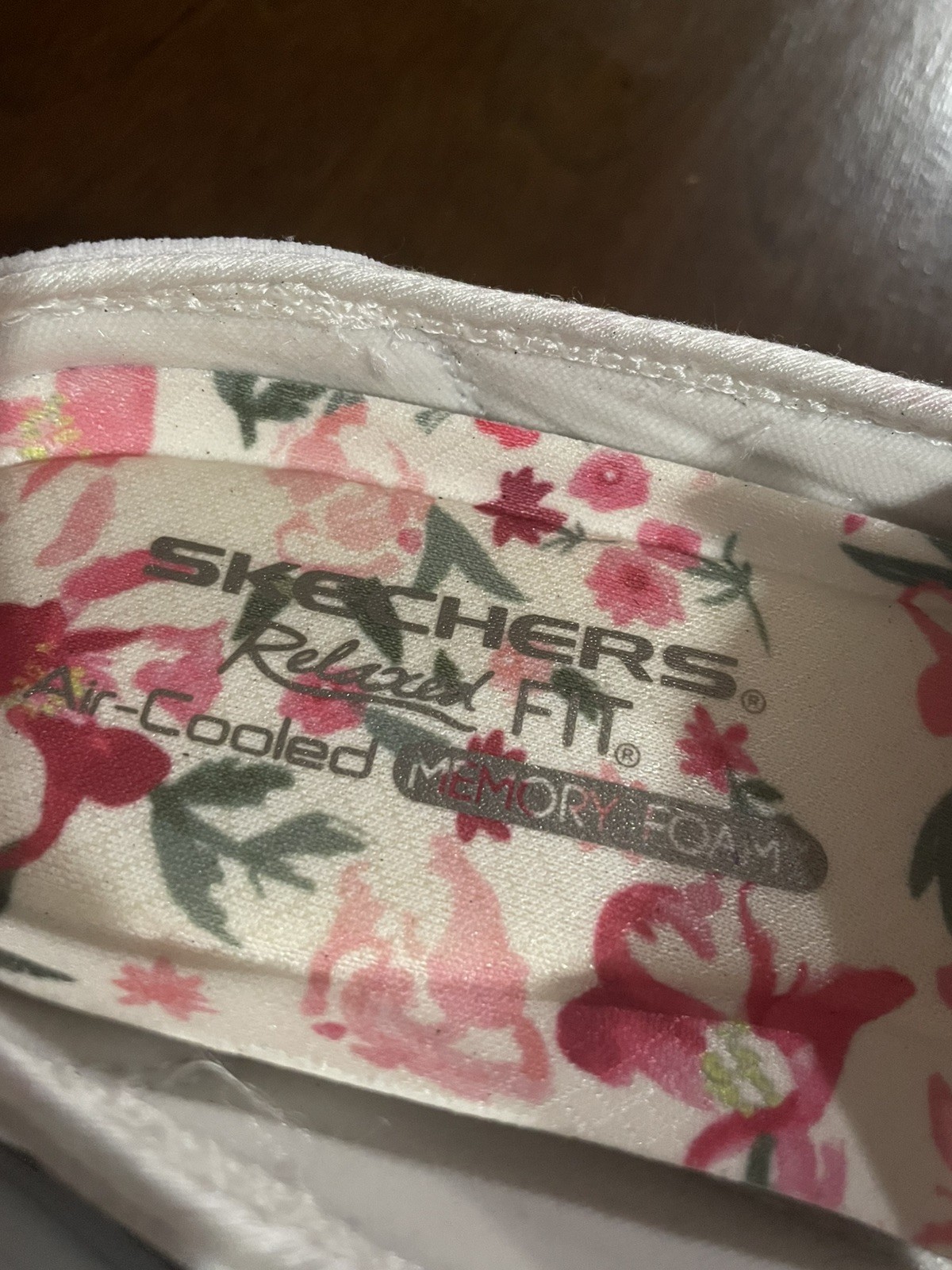Skechers Commute Time Relaxed Fit Washable Mules-Flirty Floral-White-8.5-A399446