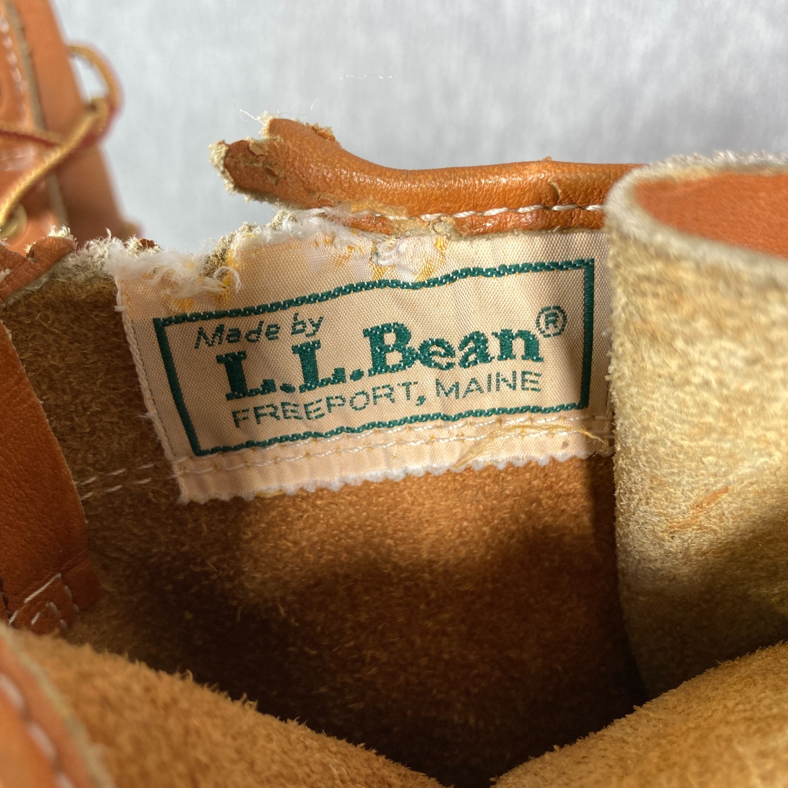 VTG LL BEAN Maine Hunting Shoe Boots Womens 6 N Tan Brown Bean Boots Waterproof