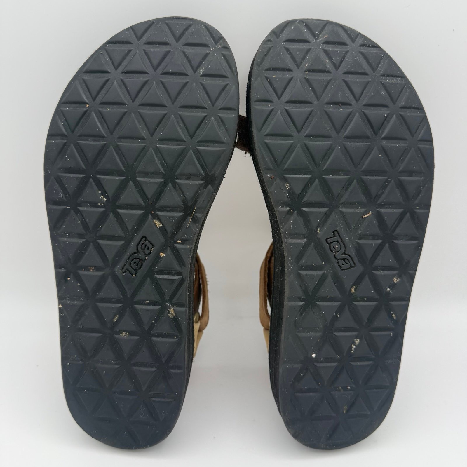 Women’s Teva Midform Universal Leather Neutral Multi Strappy Sandal Size 8