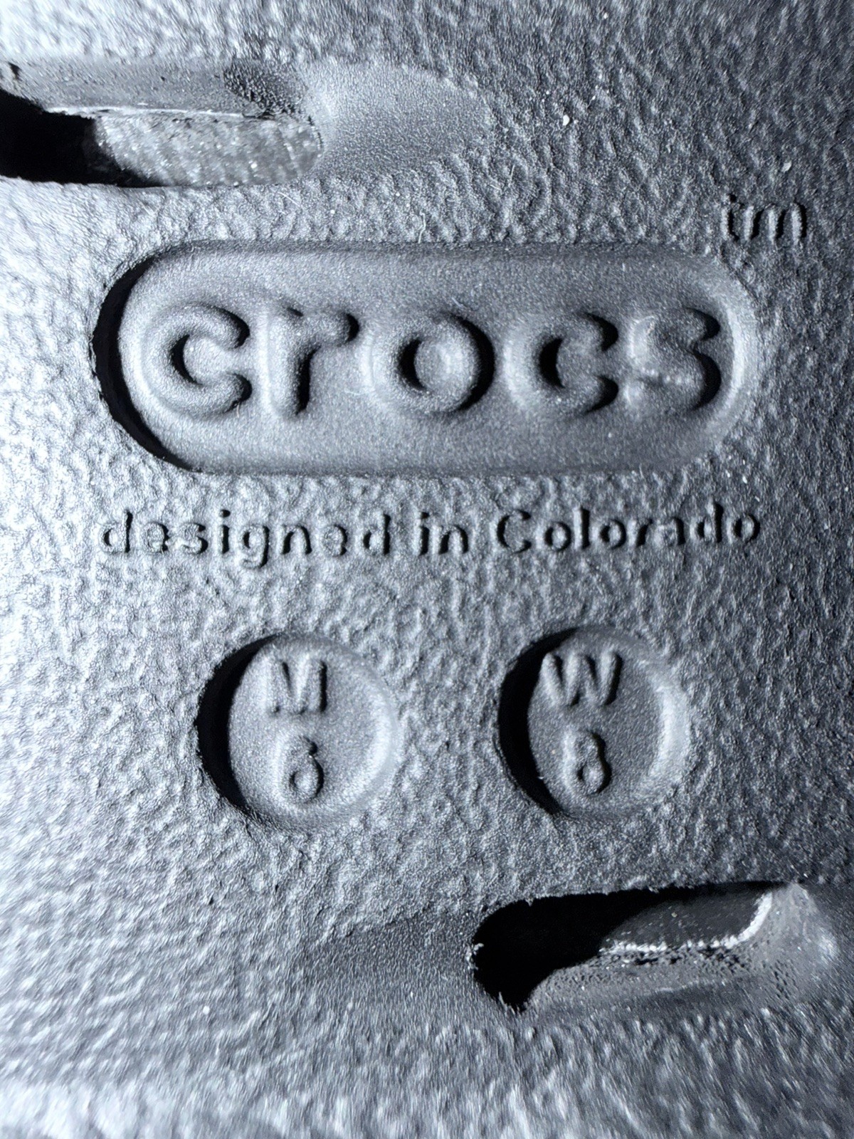 Crocs Echo Unisex Black Men’s Sz 6/Women’s Sz 8 Adjustable Turbo Strap Clog NWOT