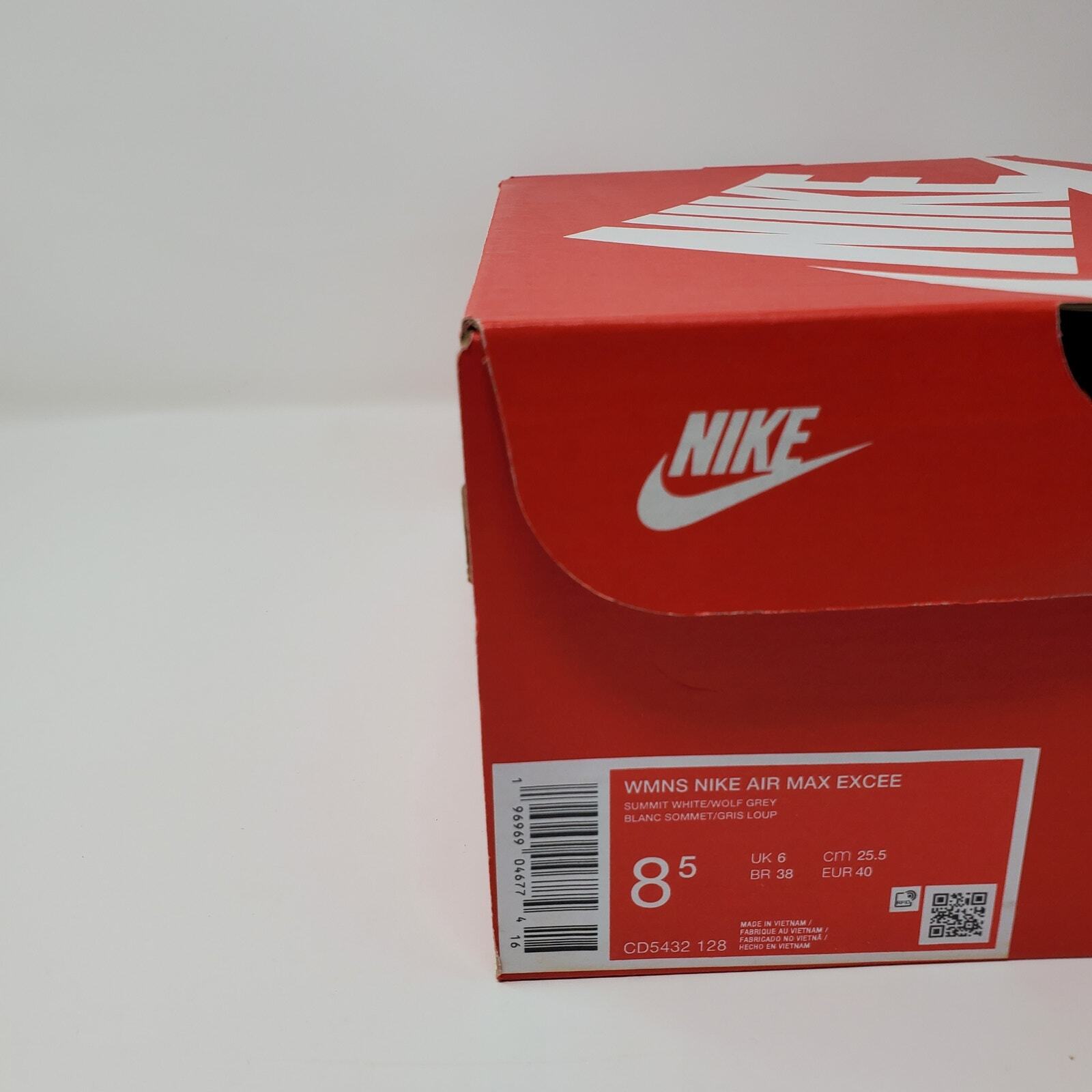Women’s Size 8.5 Men’s Size 7Air Max Excee White University UNC Blue CD5432-128