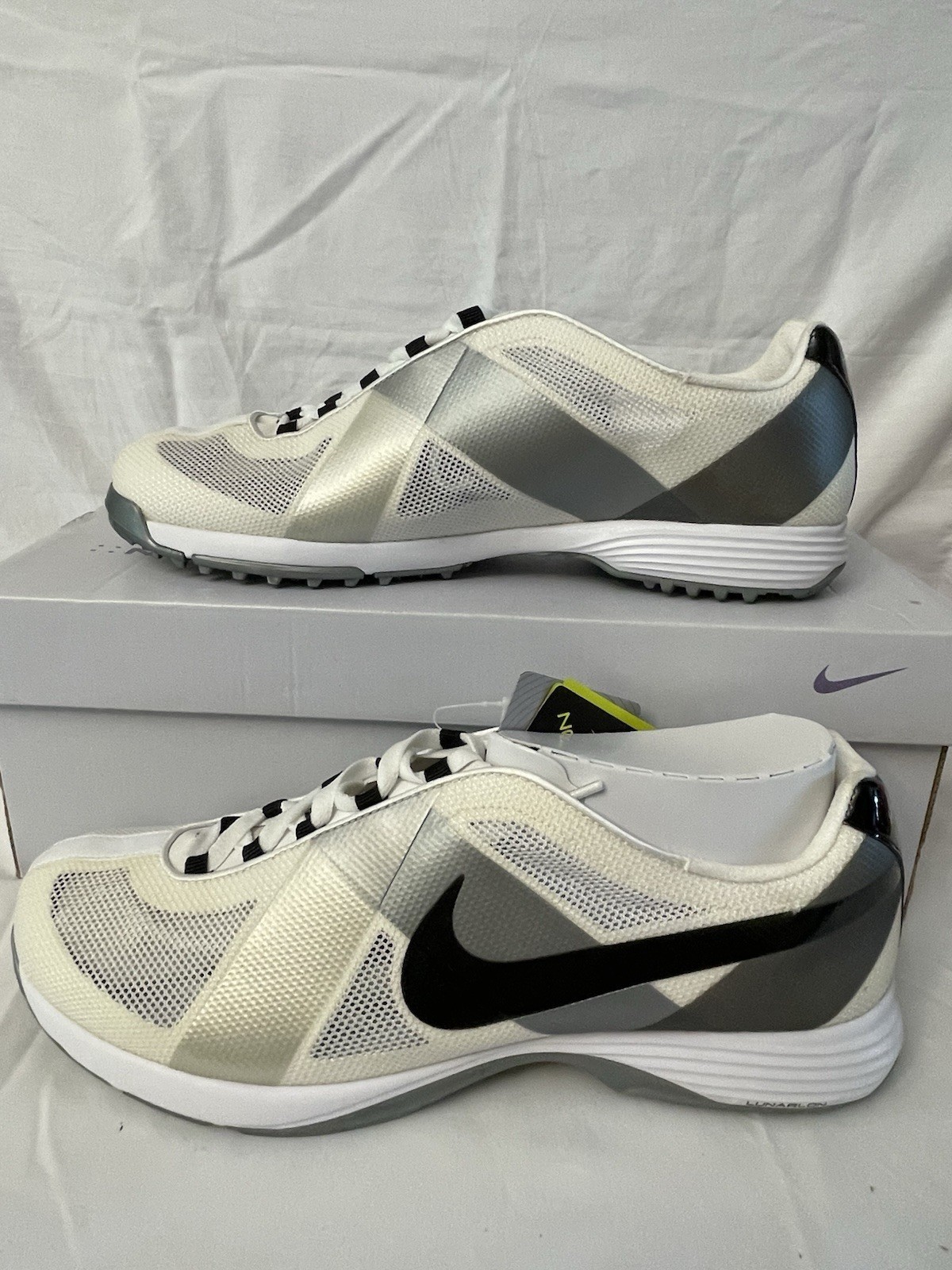 Nike WMNS Lunar Summer Lite Golf Shoes Women’s Size 11 White Silver 483325-100