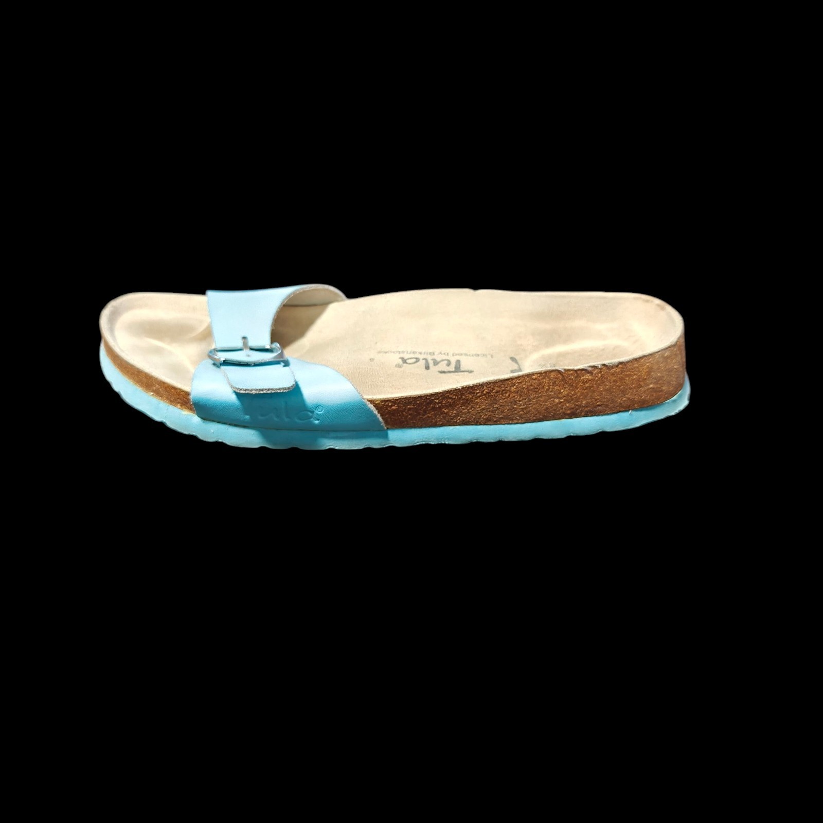 Tula Madrid By Birkenstock Sandals Slide Blue Casual Slip On Women’s Size 8.5