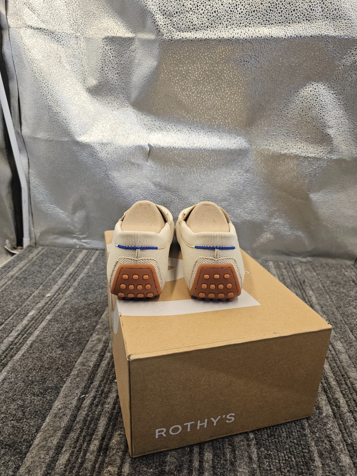 Rothy’s 222-006 The Double Bit Driver Sesame US 10.5 Textile Upper 100% rPET