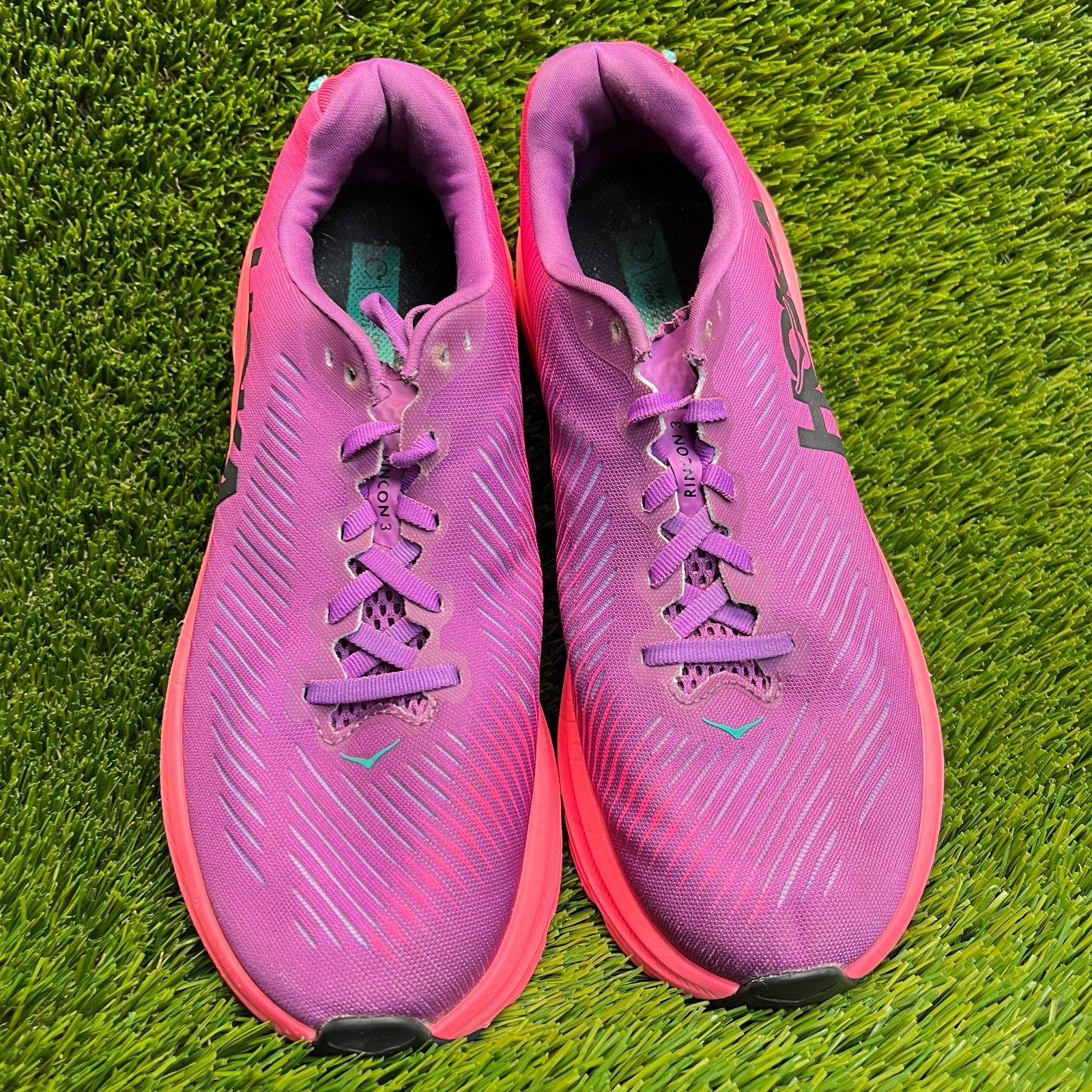 Hoka One One Rincon 3 Womens Size 8.5 Beautyberry Pink Running Shoes Sneakers