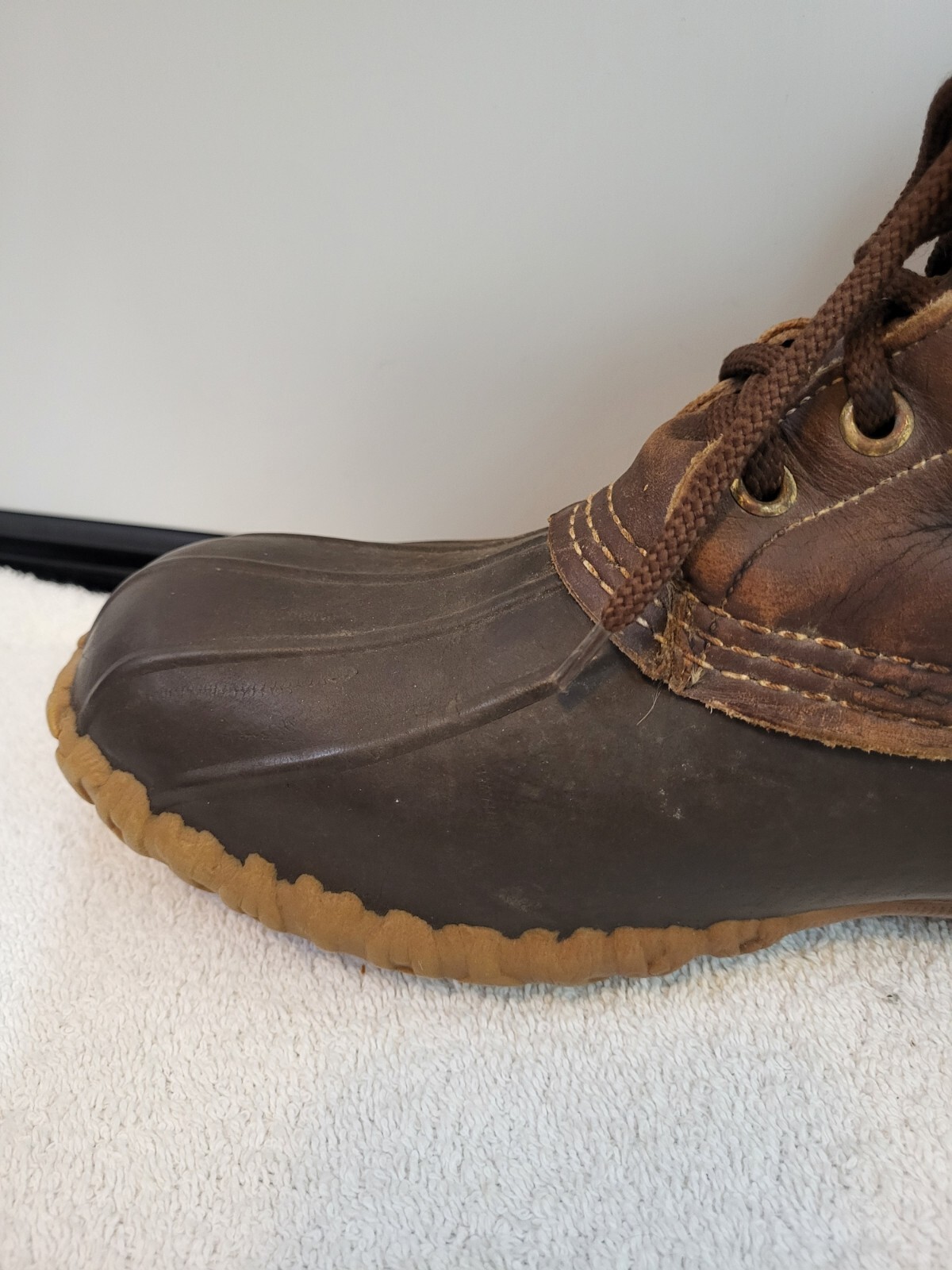 Vintage LL Bean Boots Womens 8 Maine Waterproof Hunting Shoe Duck Boot