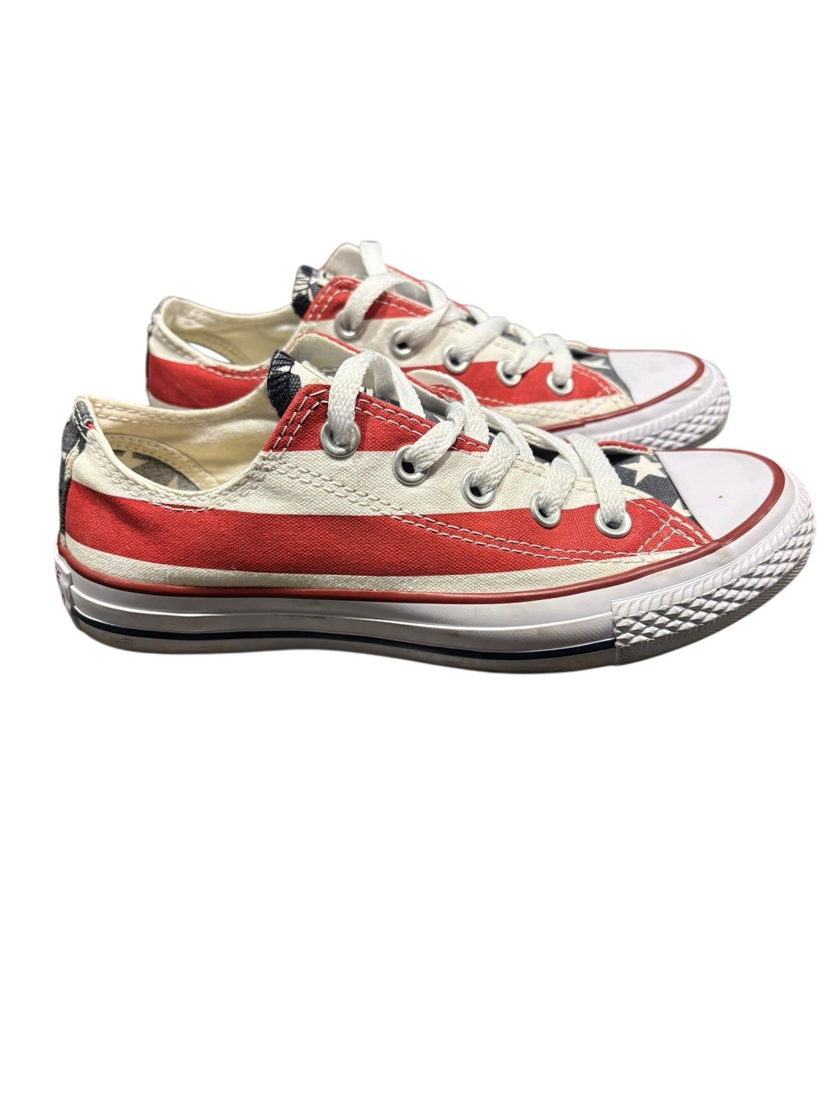 Converse All Star Low Top American Flag Shoes Women’s 5.5/Men’s 3.5 – USA Theme