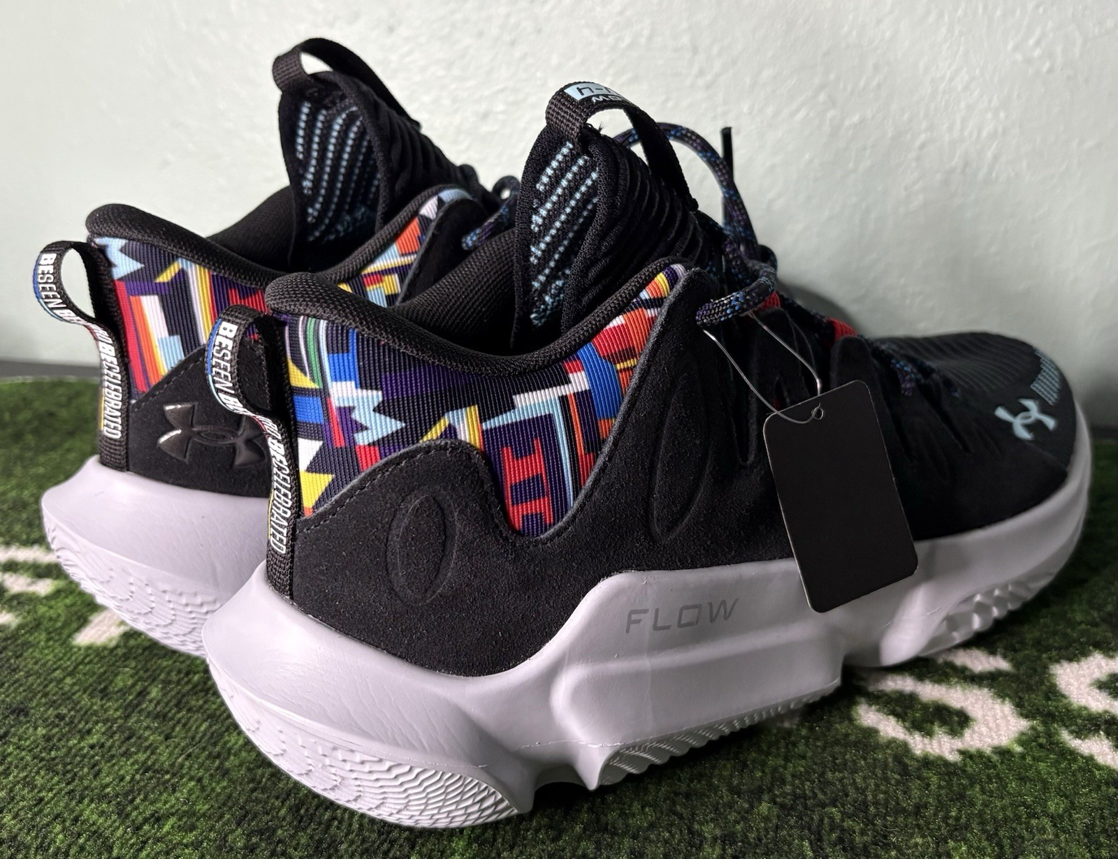 US Women’s 13/Men’s 11.5 – Under Armour Flow Breakthru 4 Basketball «BHM», Rare