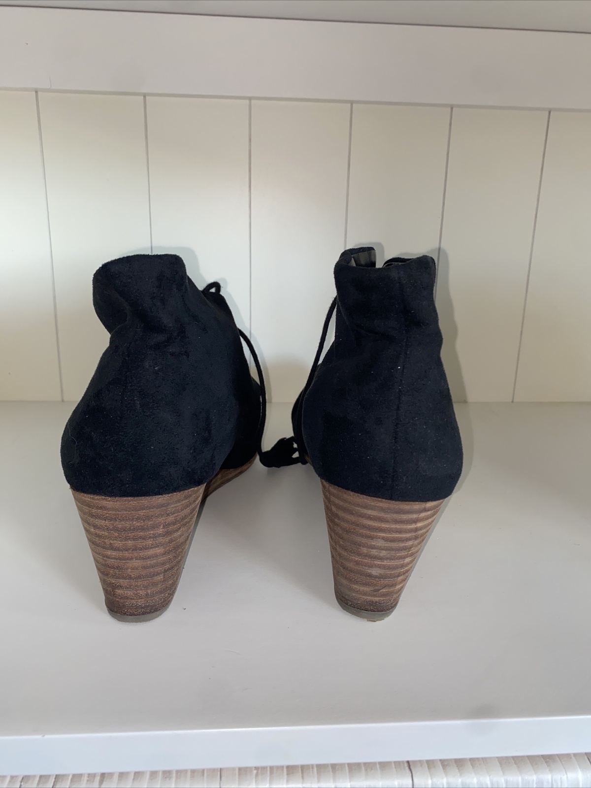 Dr. Scholl’s Women’s Dakota Wedge “Cool-fit” Booties Shoes Black Size 11 M