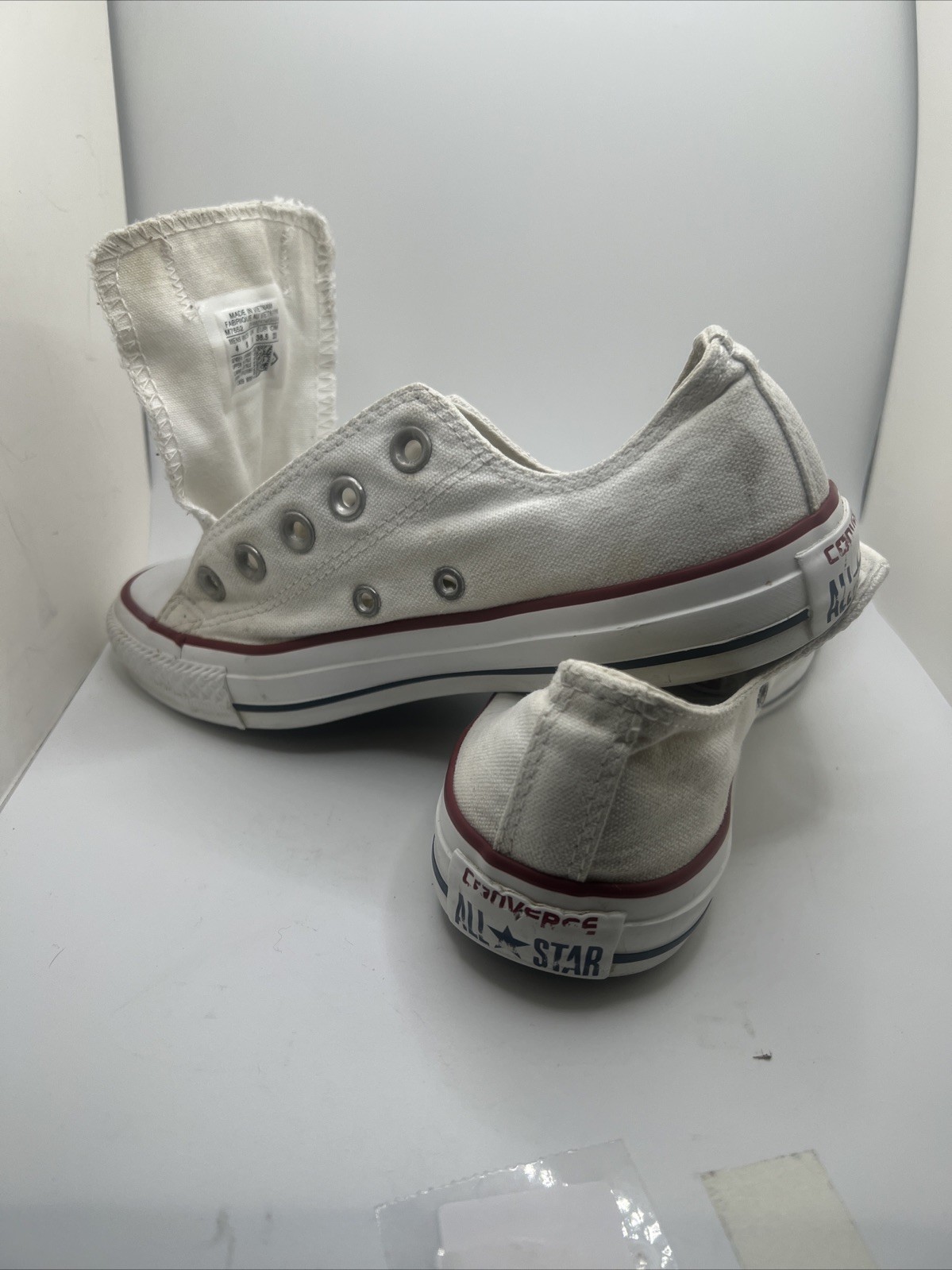 CONVERSE All Star Chuck Taylor Low White M7652 Shoes Mens 4 Womens 6