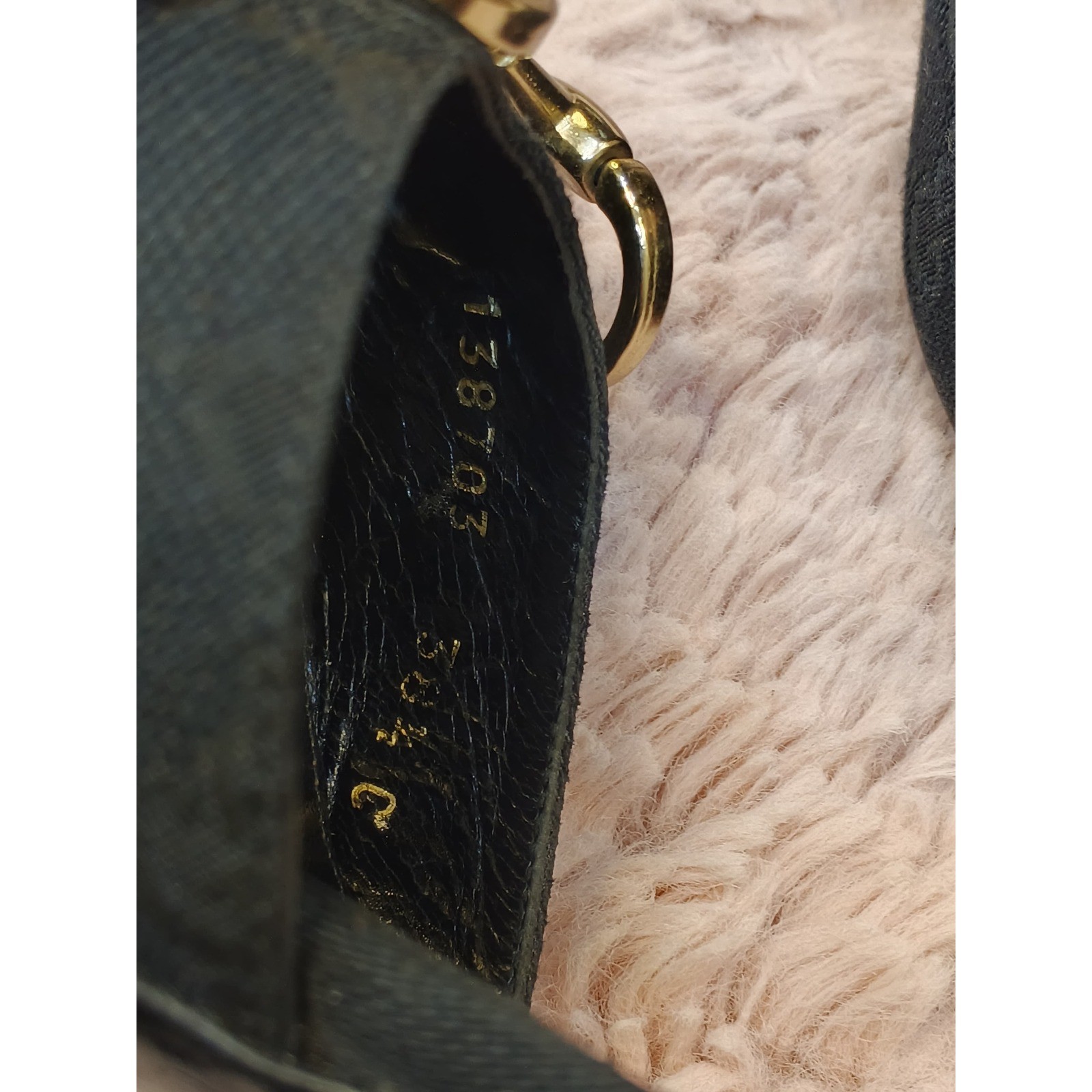 Gucci Horsebit GG Monogram Canvas Mules Black Stiletto Sandals 138703 Size 38.5