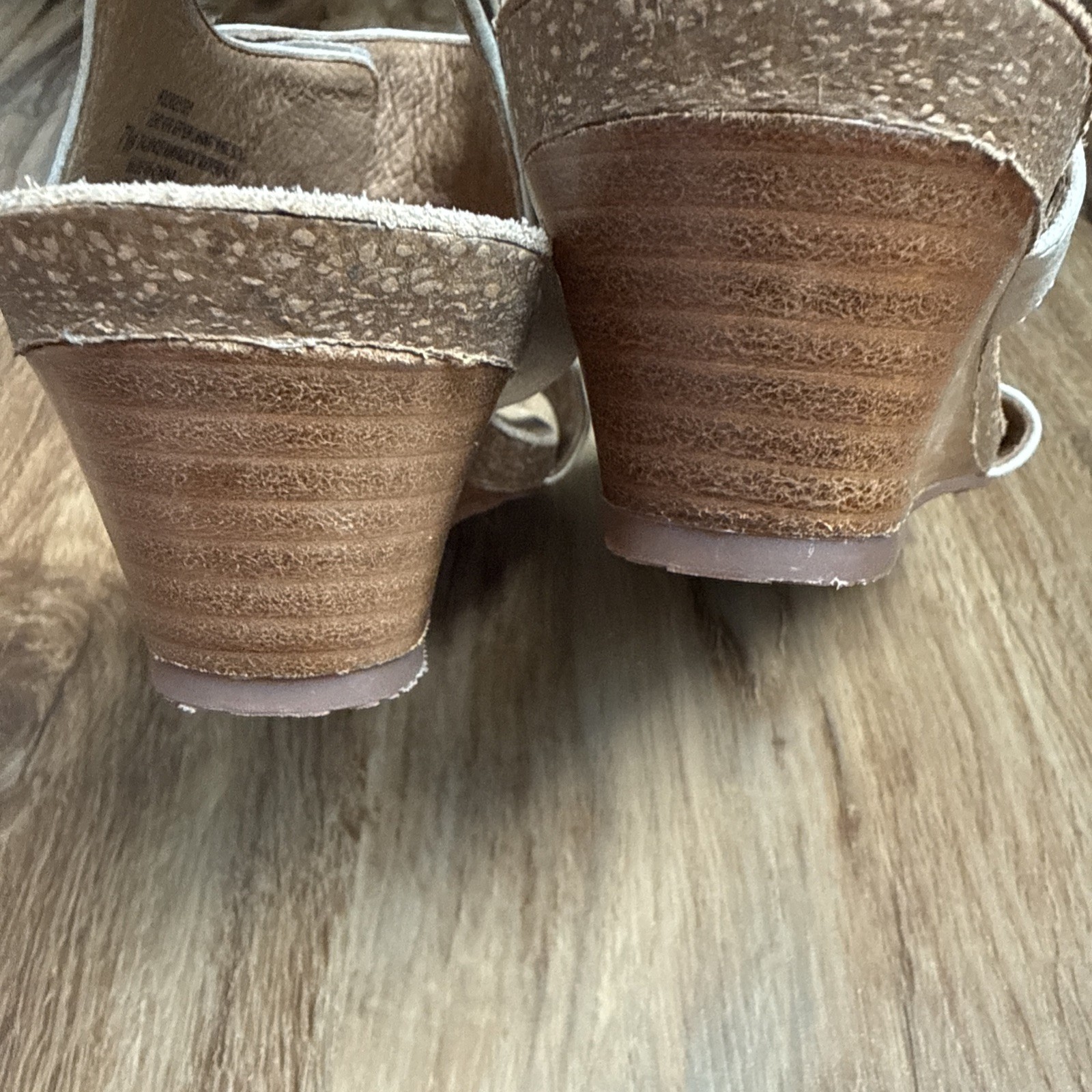 Sofft Verdi Wedge Adjustable Straps Stone Taupe Sandals Women’s Size 7