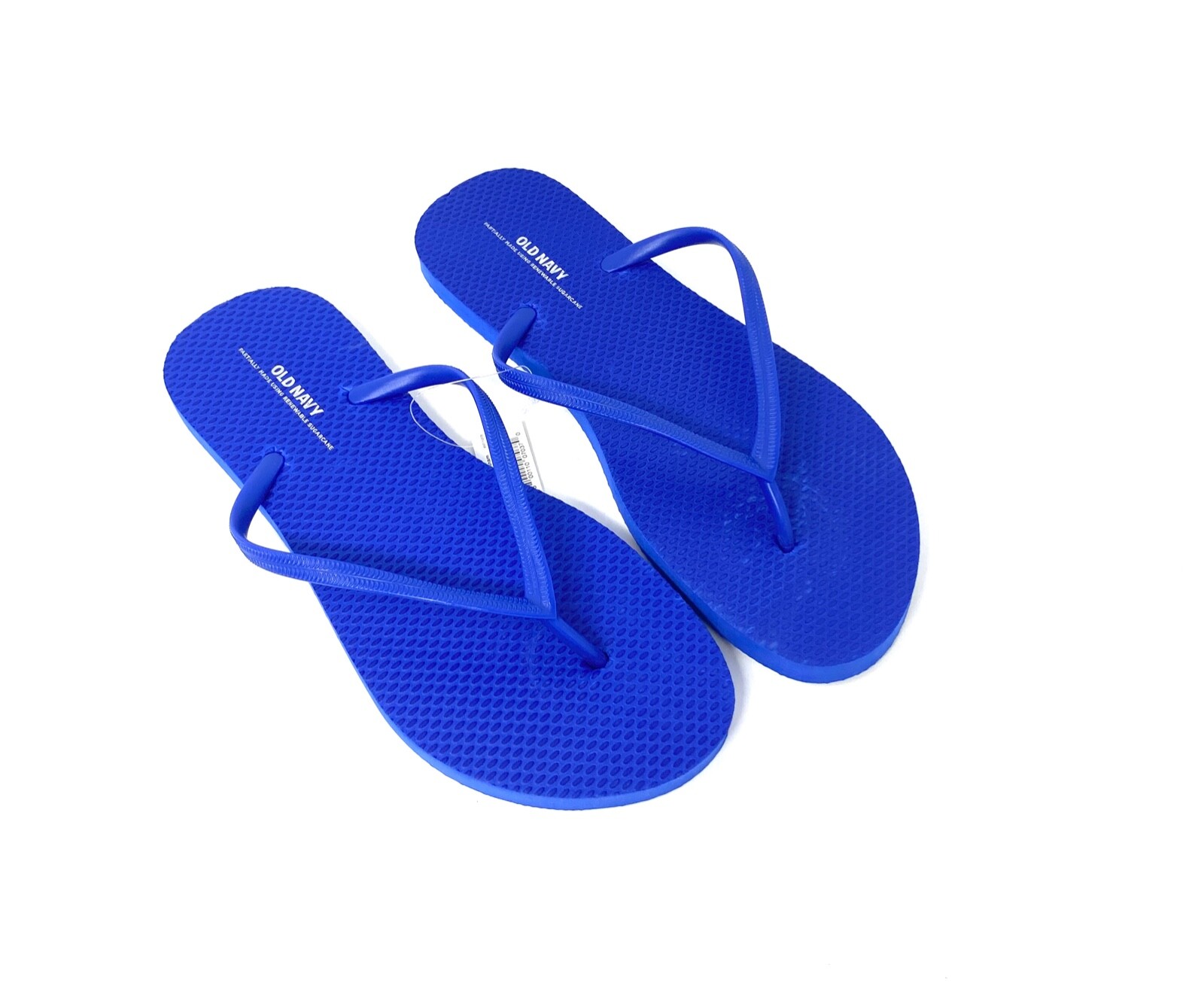 Old Navy Flip Flop Sandals For Women Summer Blue Rubber Comfort 812894-01-1