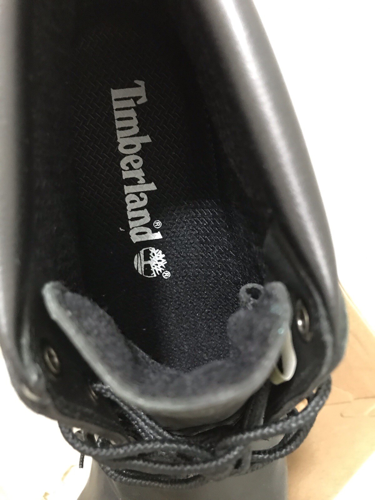 Timberland Women’s Black leather Boots US 8.5M NIB$250 Big Sale