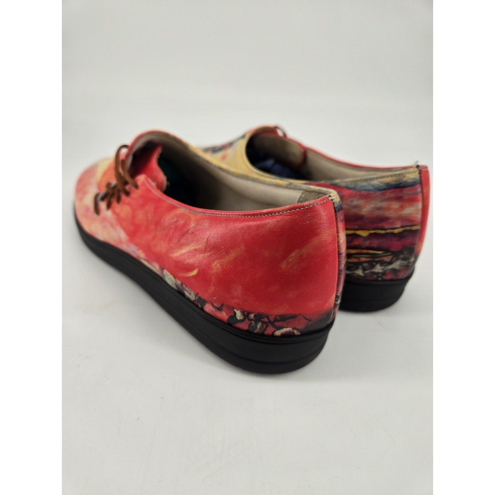 Icon Shoes Artist Gustav Klimt Women Friends Side Tie Flat Shoes Women 10 Mens 8