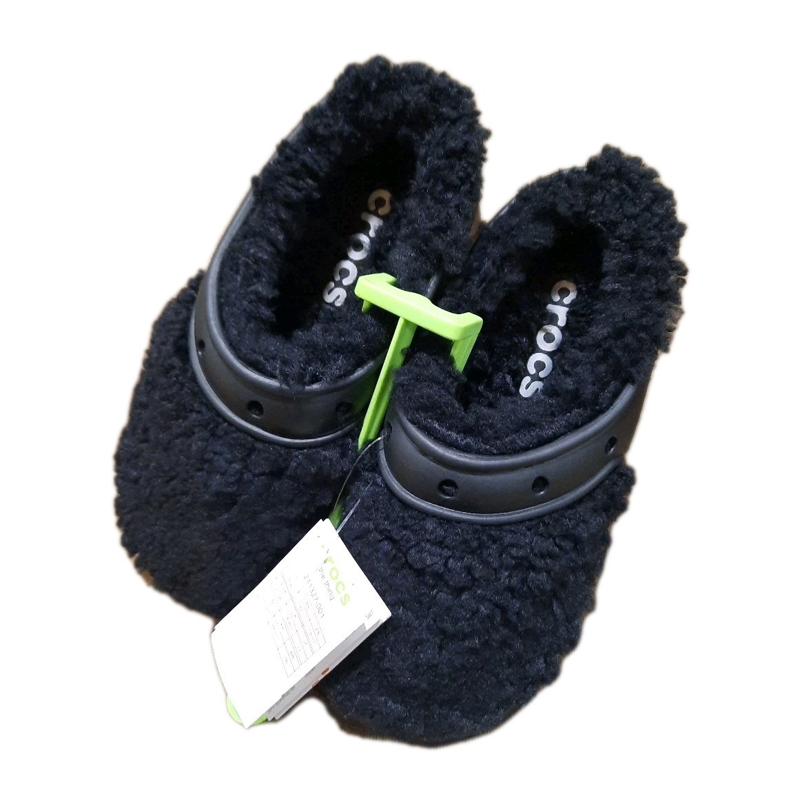 Crocs The Thing Black Clog Women’s Size 7 Limited Edition Cozy Croslite Comfort