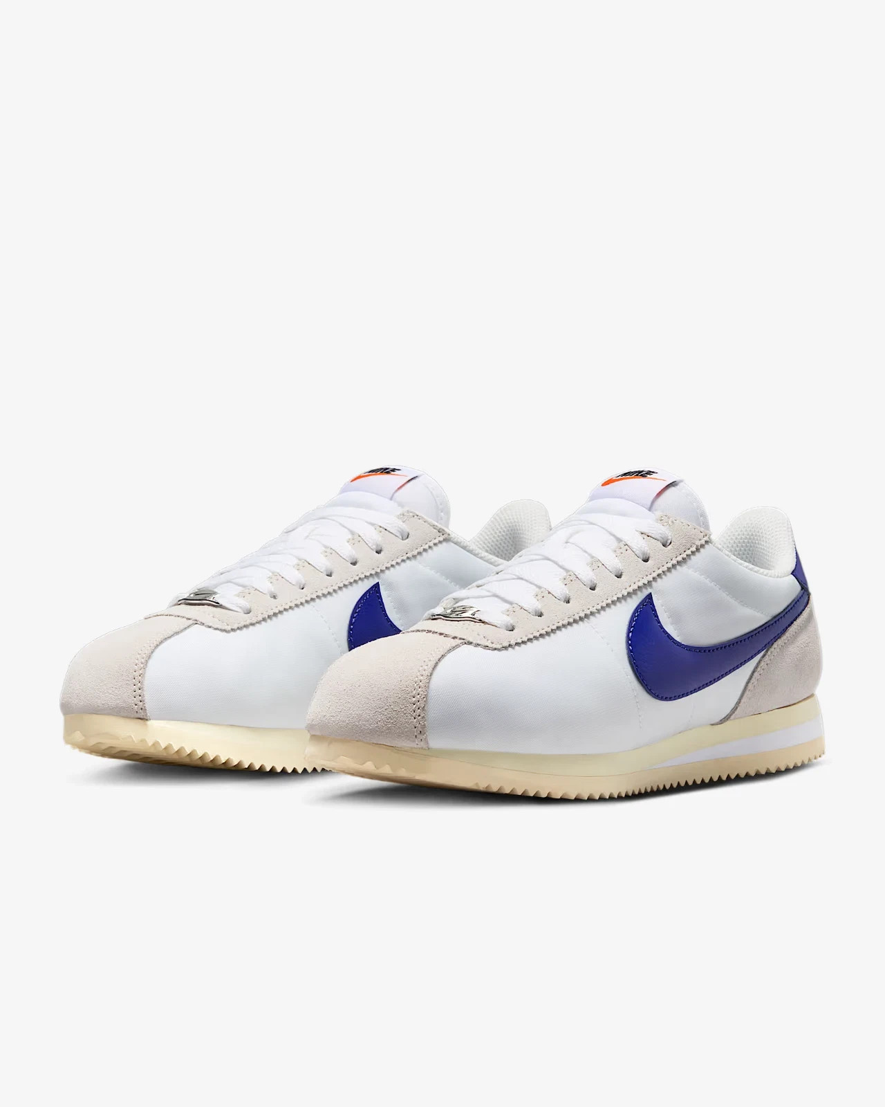 Nike Cortez Textile TXT White Blue Womens 8 Shoes Sneakers Athletic DZ2795-102