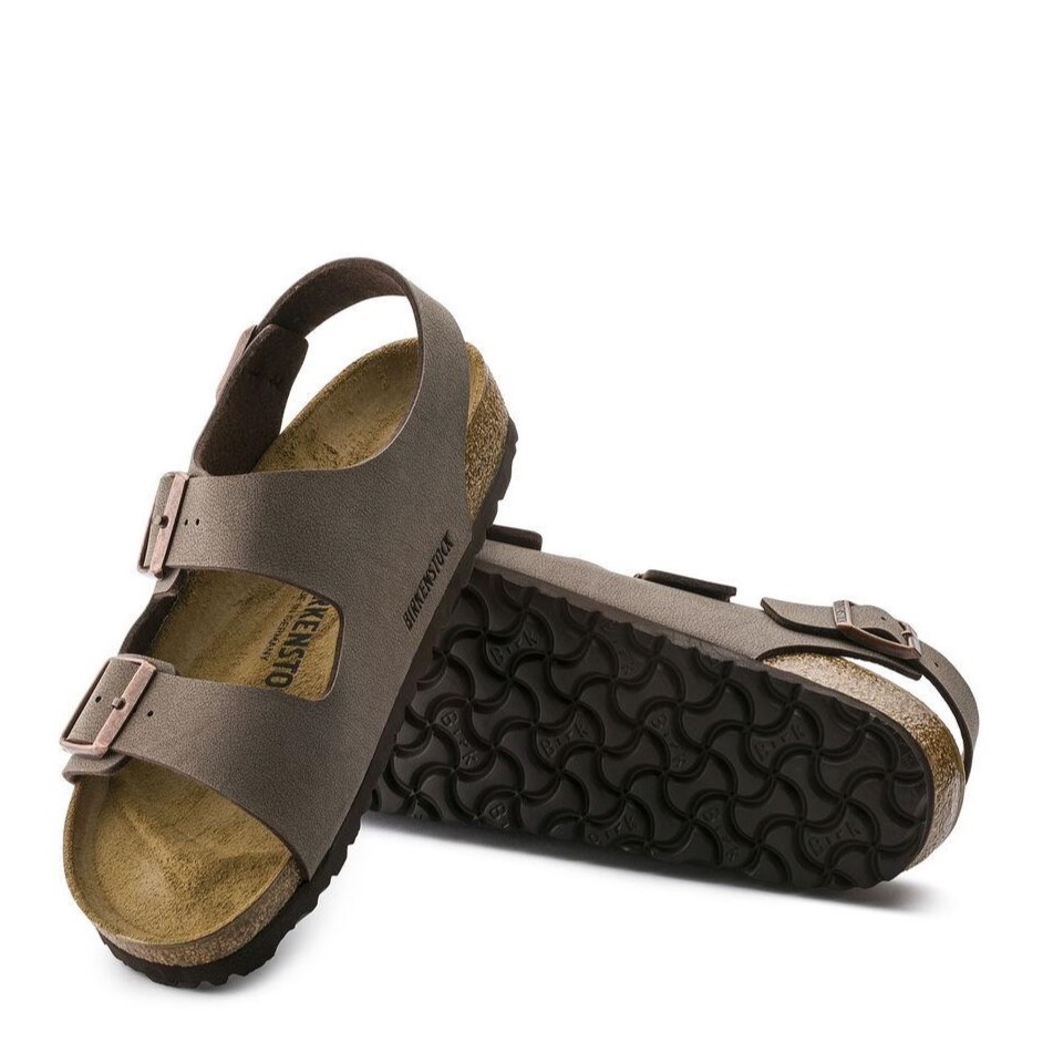BIRKENSTOCK MILANO MOCHA MOCCA MEDIUM/NARROW WIDTH MEN’S WOMEN’S BROWN SANDALS B