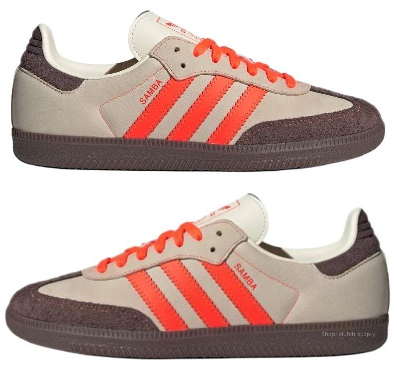 Adidas Women’s Samba Og ‘Solar Orange Cream’ Women’s JI2732 New Authentic