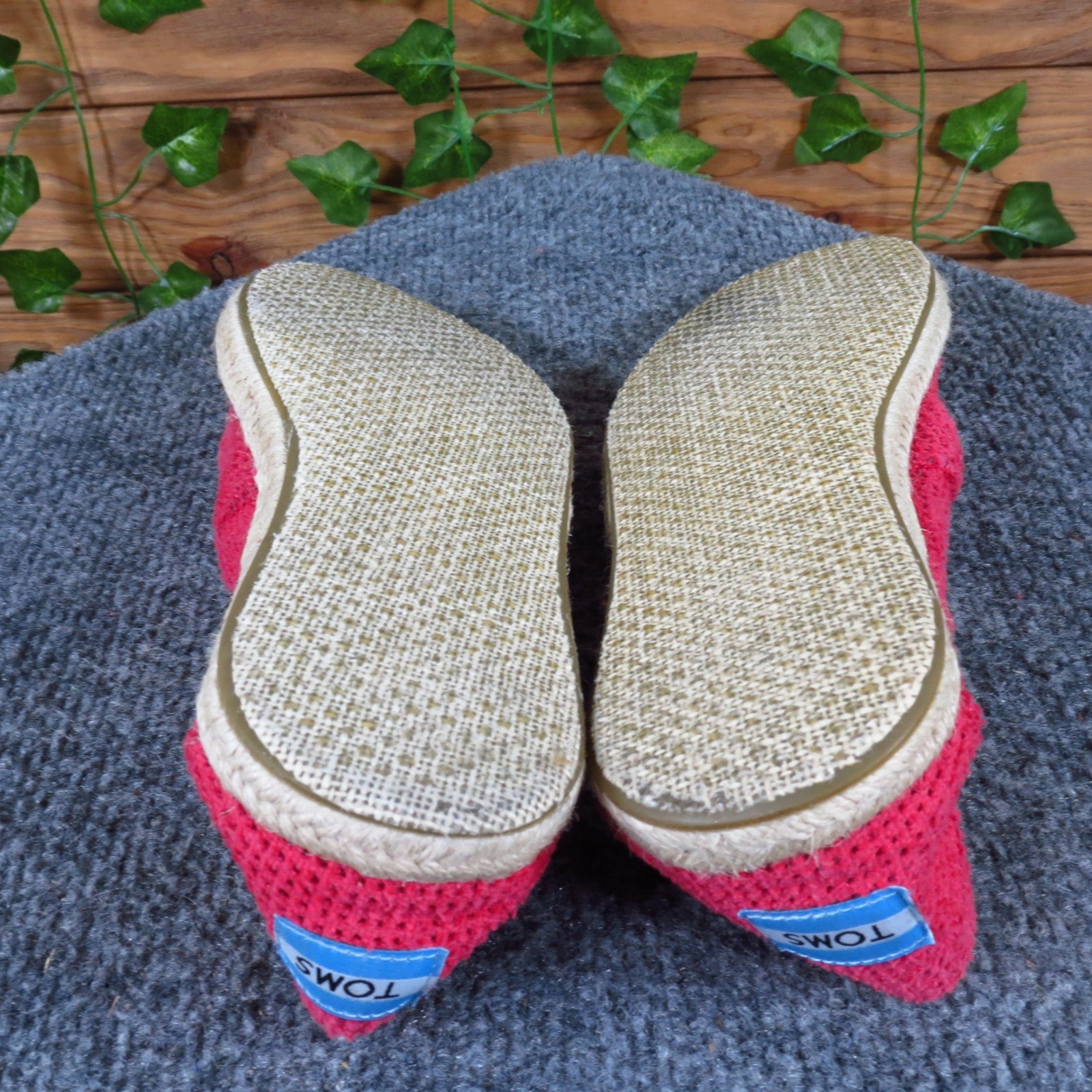 TOMS Freetown Classic Women Casual Slip On Shoe Size 7.5 Daily Wear Pink Leather