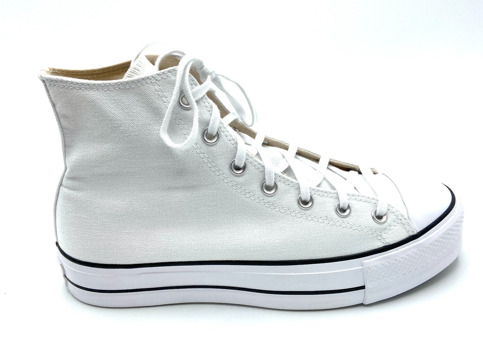 Converse Chuck Taylor All Star Lift Hightop White Black Womens Shoes 560846C 11M