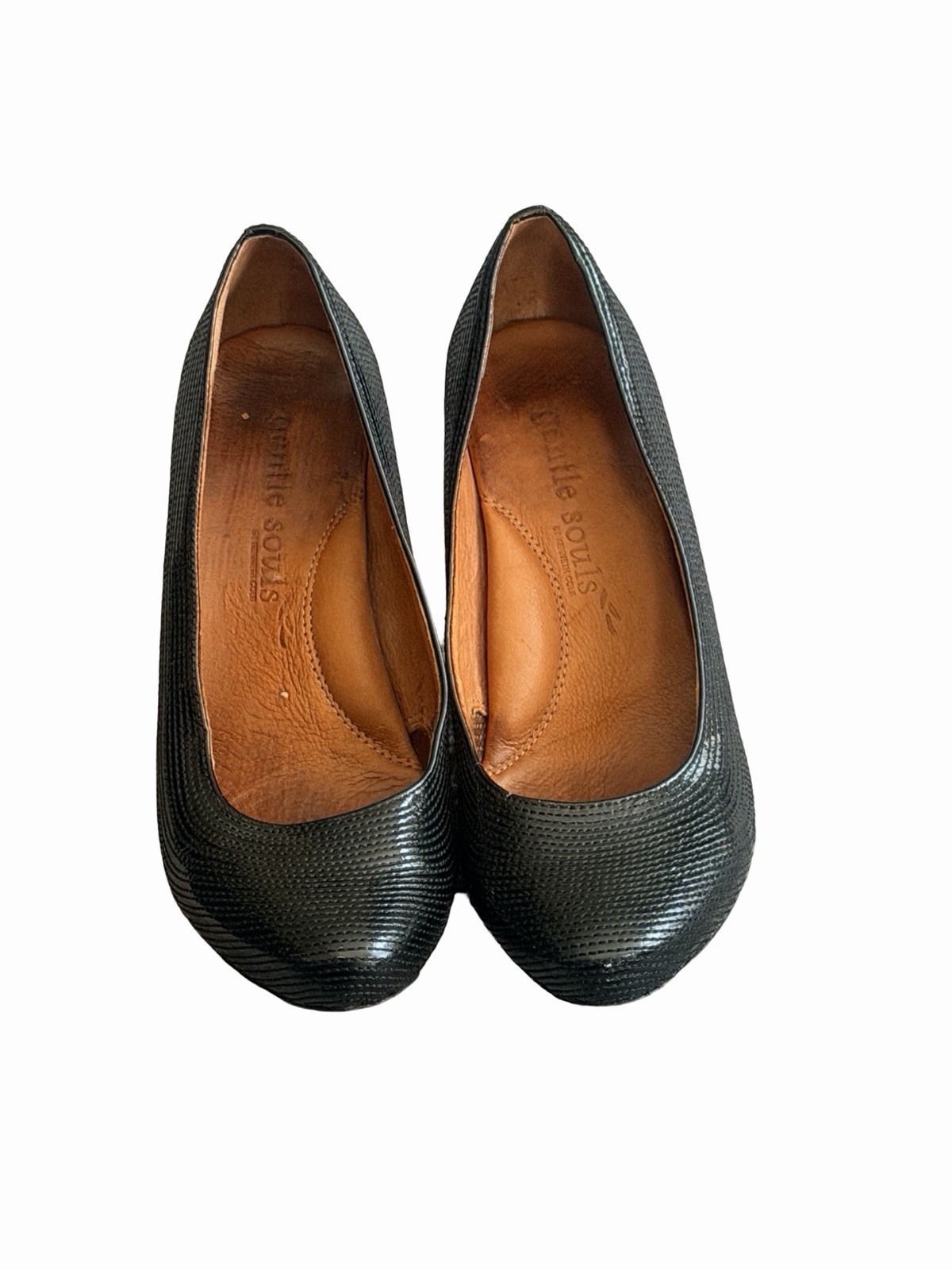 Gentle Souls Womens 6.5M Pumps Rupert Fine Black Shoe Kenneth Cole Heel