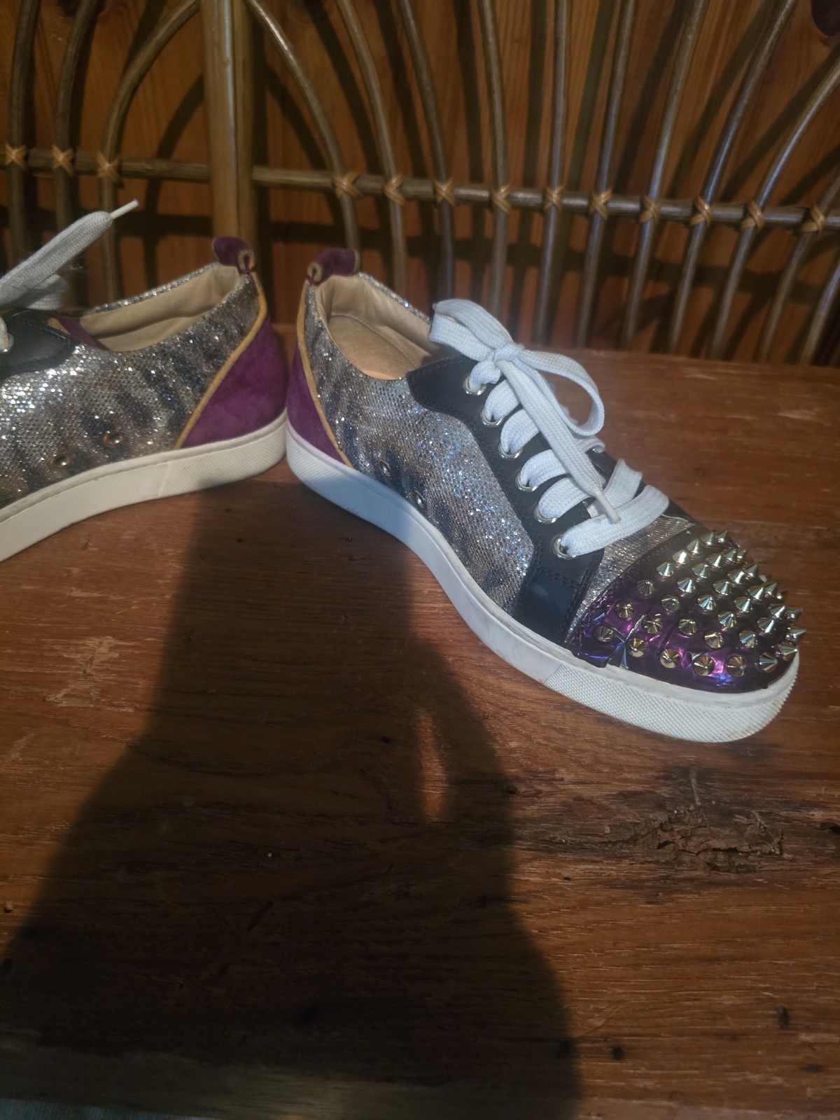 Christian Louboutin Louis Junior Spikes Sneakers