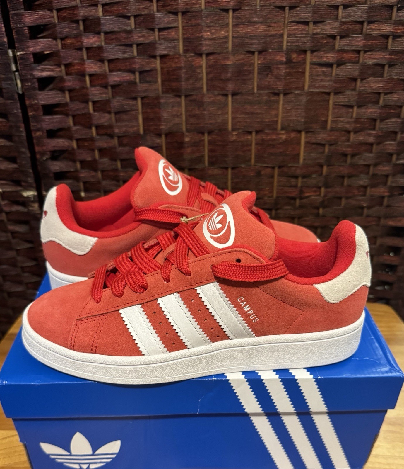 Adidas Campus 00s J Red/White-Women’s Size 8/Youth Size 6.5