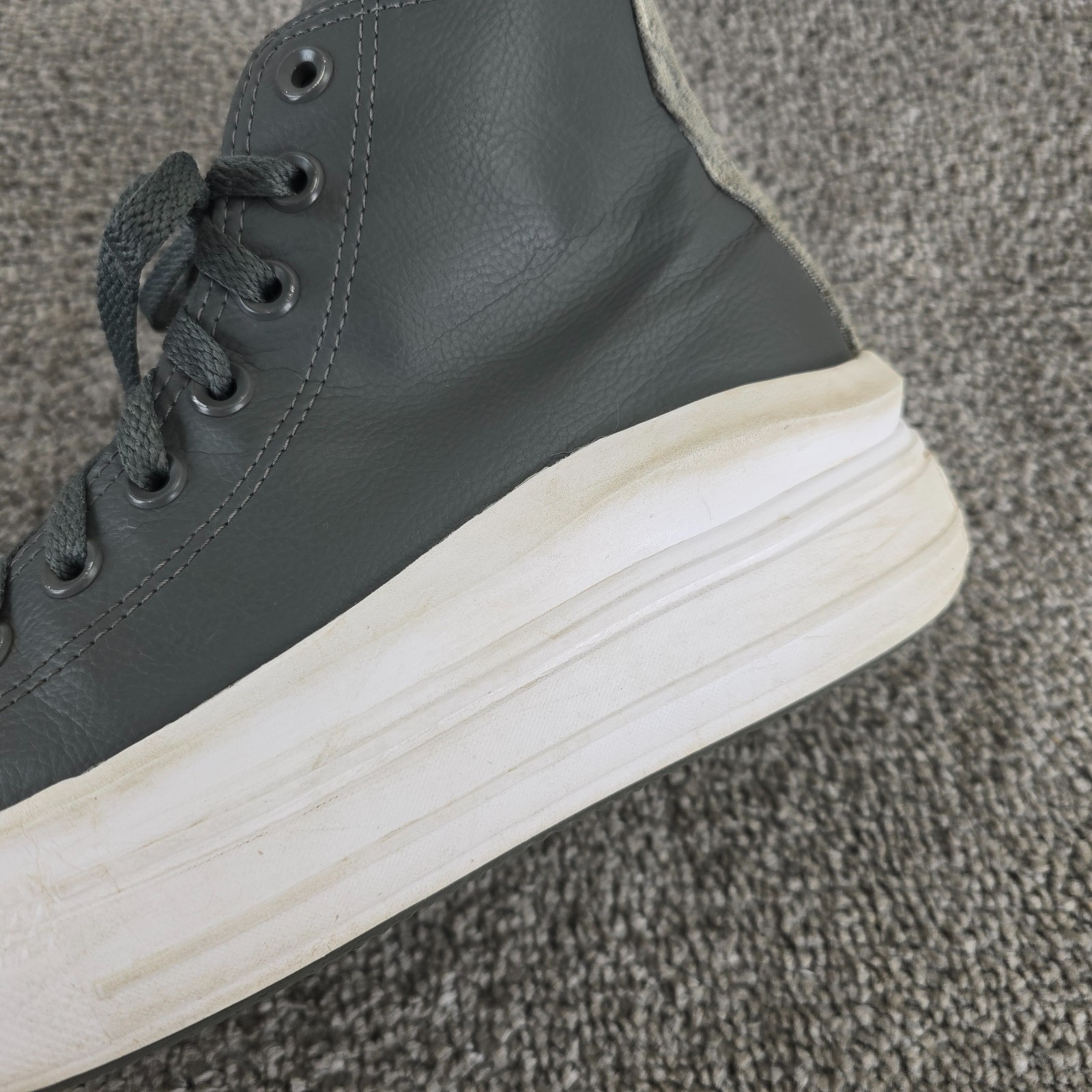 Converse CTAS Move Hi Platform Sneakers Womens Size 8 Shoes Gray Lace Up