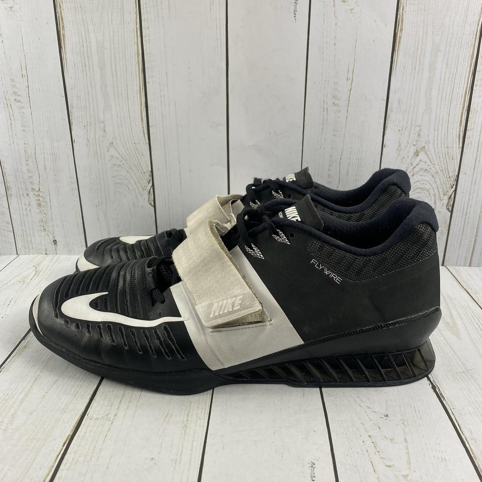 Nike Romaleos 3 Black White Gym Training Weightlifting Shoes Women’s Size 14