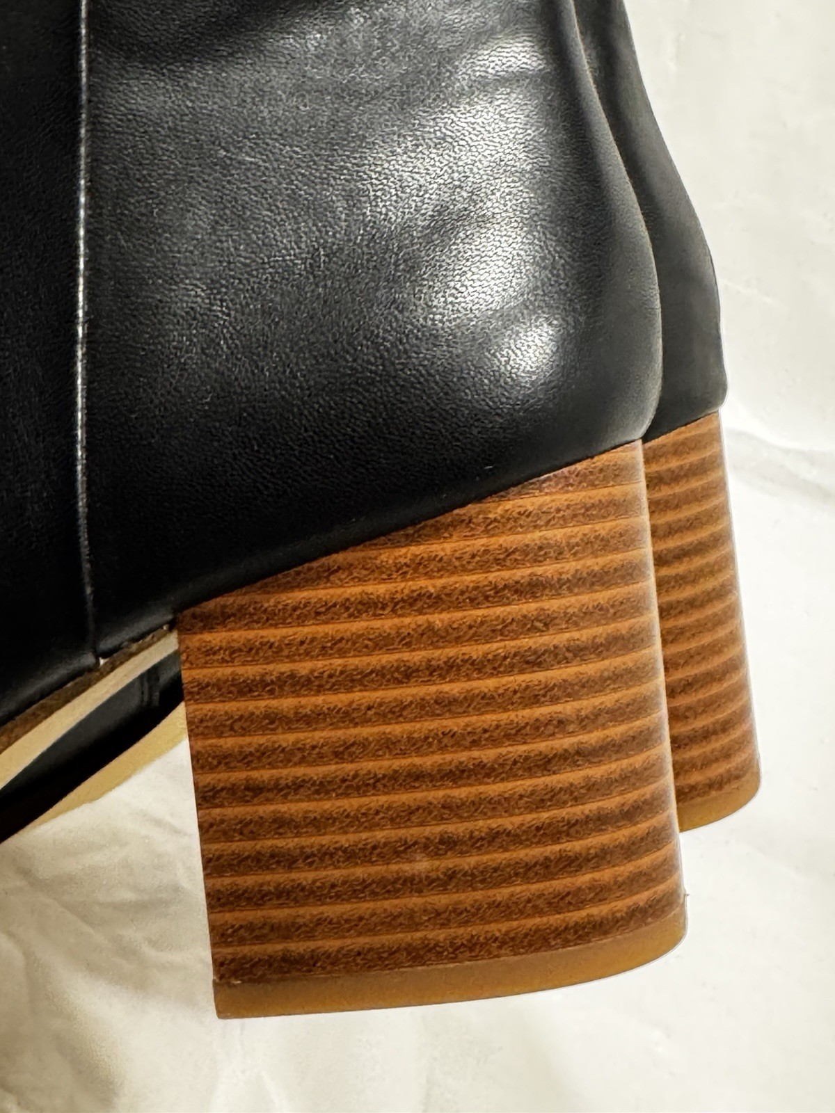 J.CREW $188 Women’s BLACK Faux-Leather Heeled Going Out Zipper Ankle Boots 10 M