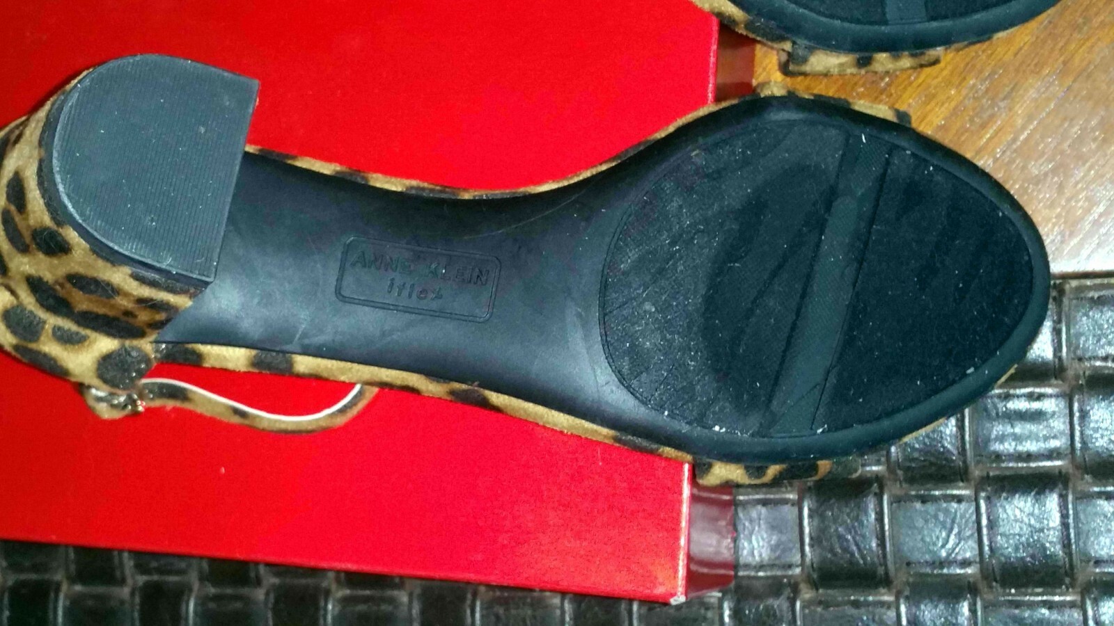 Anne Klein open toe women shoes NEW,size 6.5, narrow to medium width, 2.5 inch