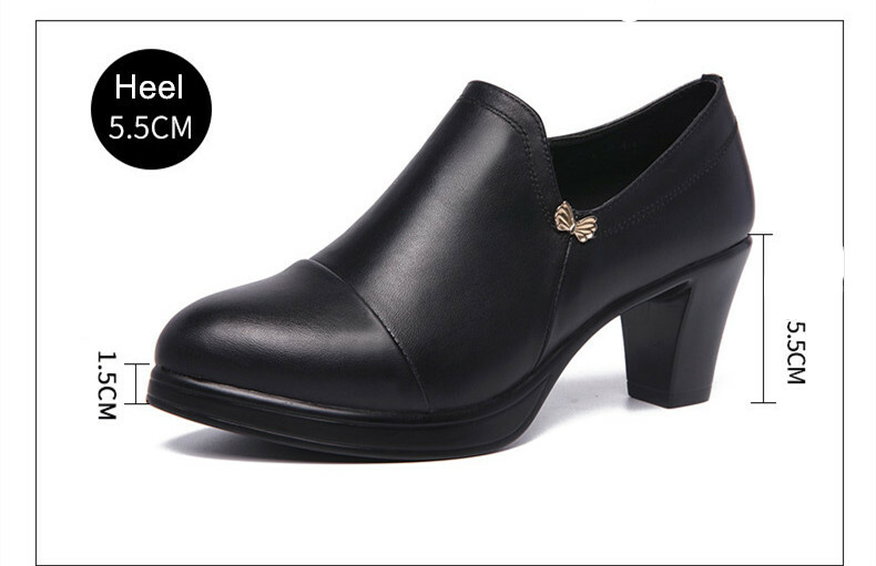 Womens Platform Pointed Toe High Heel Thick Heel Party Pumps Shoes Office New