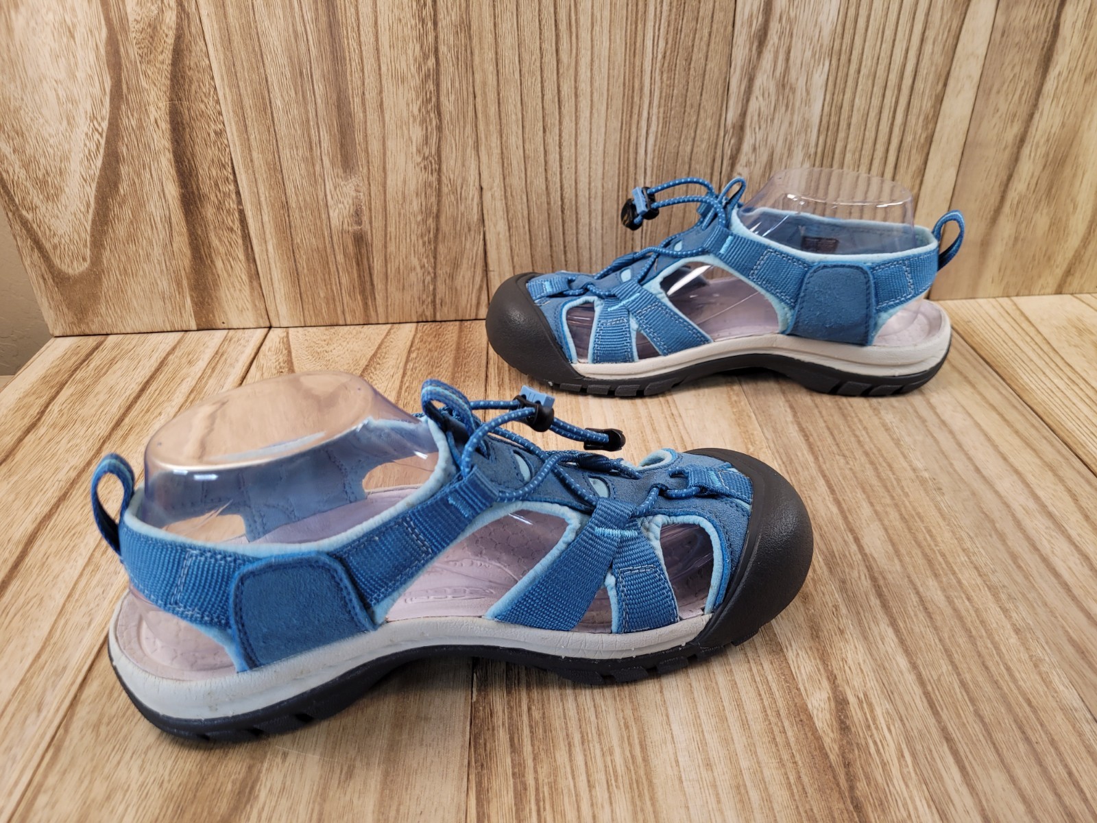 Keen Sport Sandals Women Size 8.5 Venice H2 Fisherman Blue Comfort Hiking READ