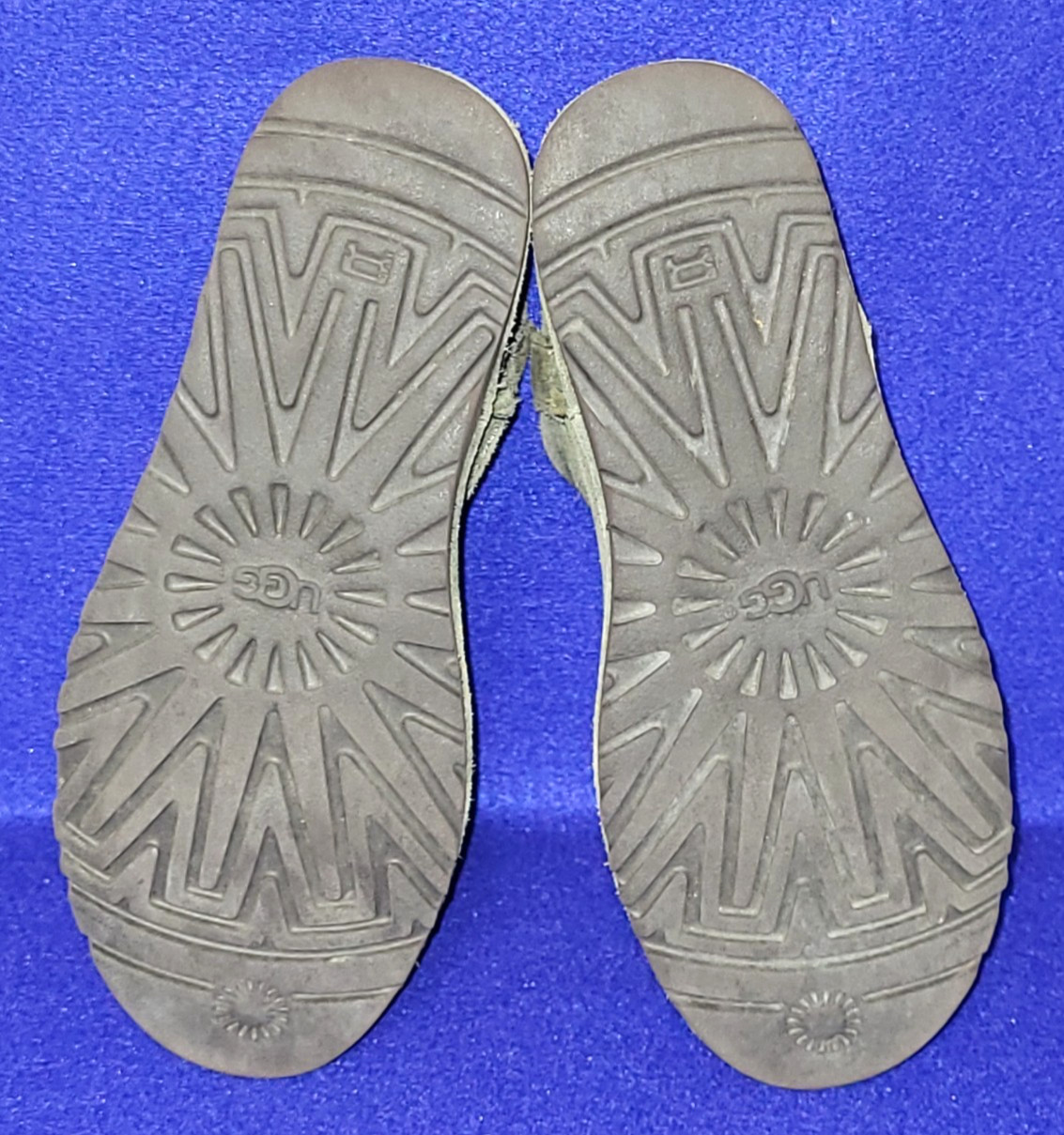 UGG AUSTRALIA Classic Unlined Mini GRAY Suede Leather PULL-ON Winter Boots Sz 6