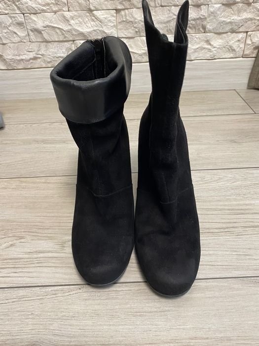 Women Carlo Pazolini boots black suede 37 #58NX