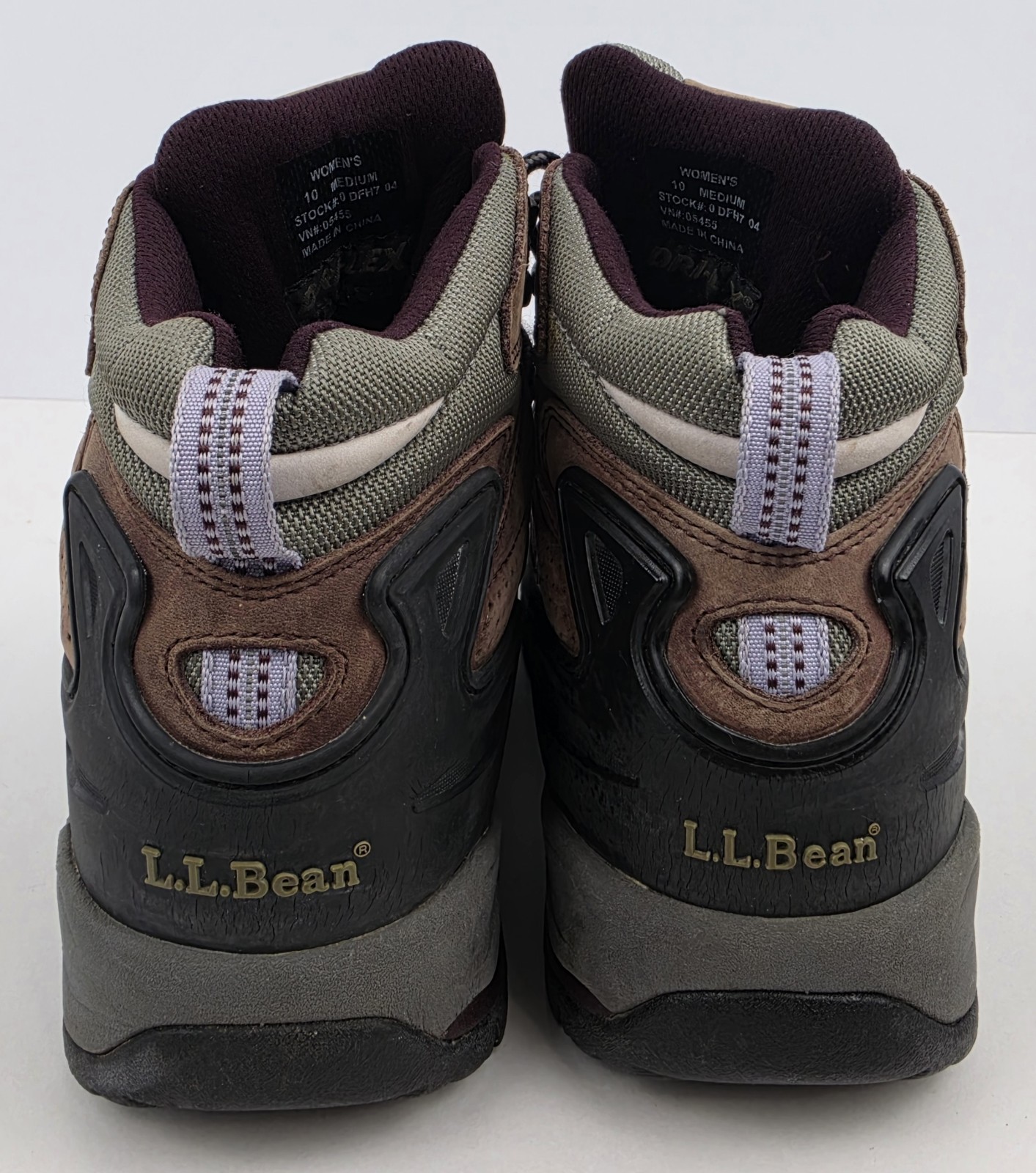 LL Bean TEK 2.5 Dri-Lex Waterproof Hiking Boots Women’s Size 10M Brown
