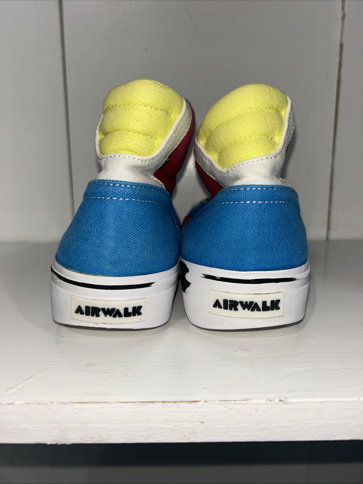 Airwalk Aurora Hi Top Sneaker Shoes Women’s 7 M Multicolor Checkered Skater