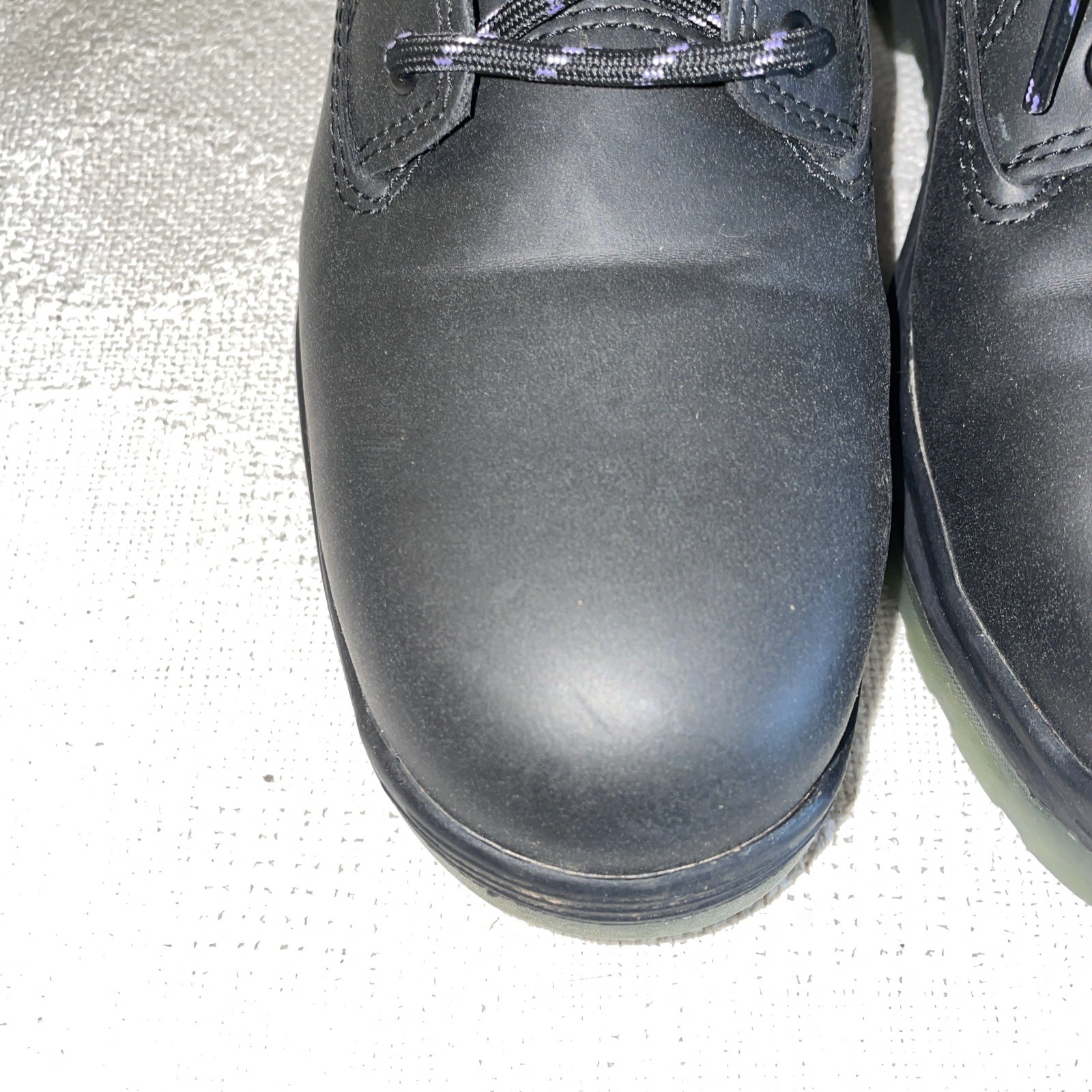 Brahma Women’s Steel Toe Boots Size 8 M Black Leather Workwear Rugged Outdoors