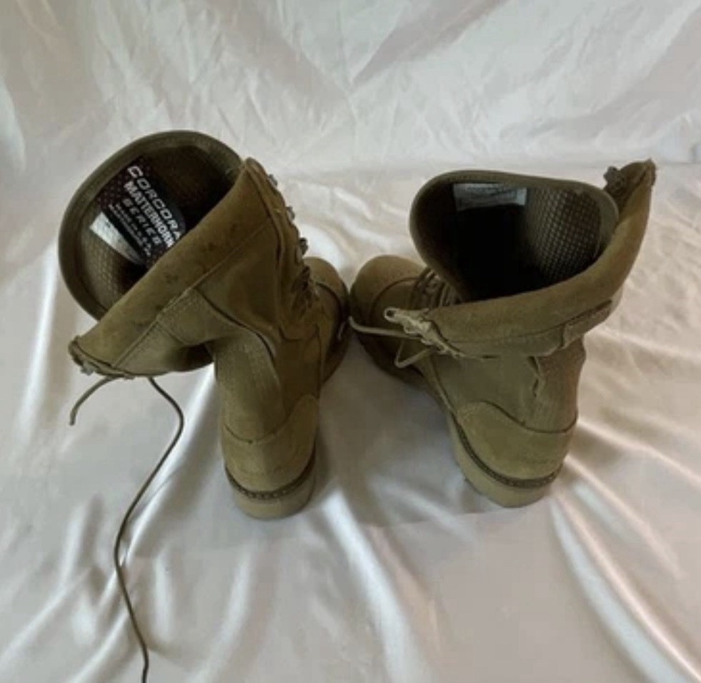 Corcoran Matterhorn Combat Boots Woman’s 7 Goth Punk Grunge Military Coyote Brwn