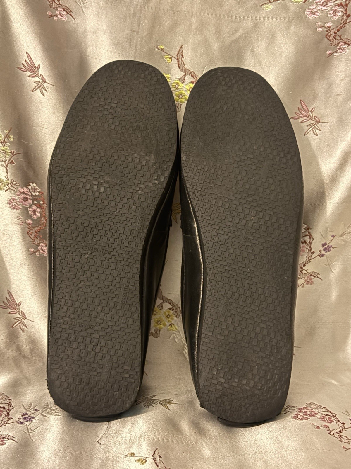 Stuart Weitzman Loafer Black Pearl Leather Loafers EU39 US8.5