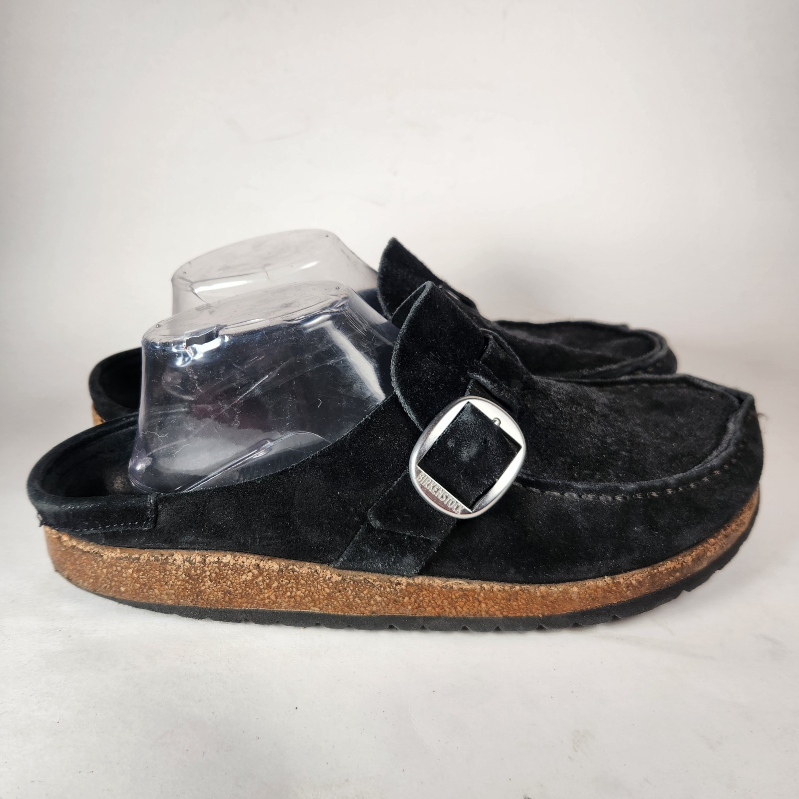 BIRKENSTOCK Women’s Buckley Clog 10 EU 41 Black Suede Boho Comfort Shoe