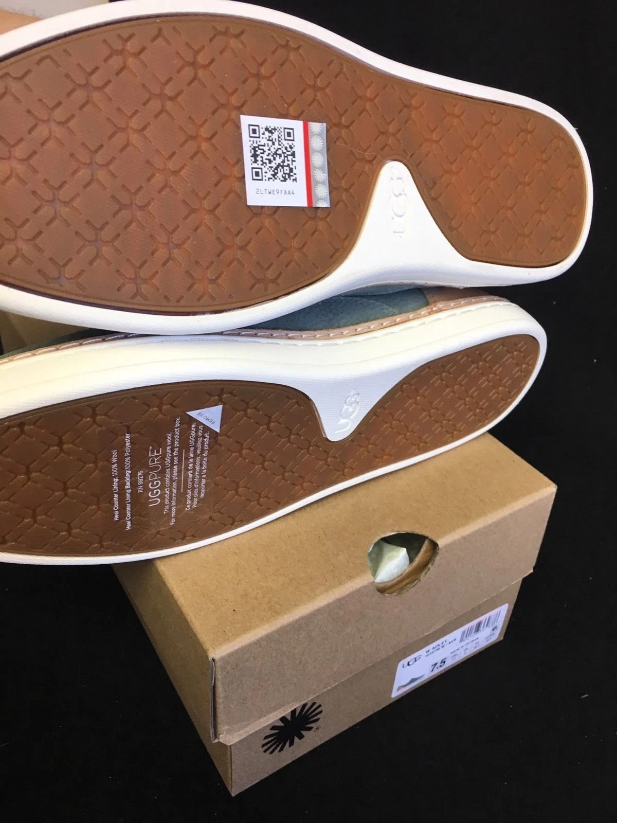 UGG Australia Adley Slip On Sneaker 1015736 Fashion Nubuck Leather Women’s SZ 10