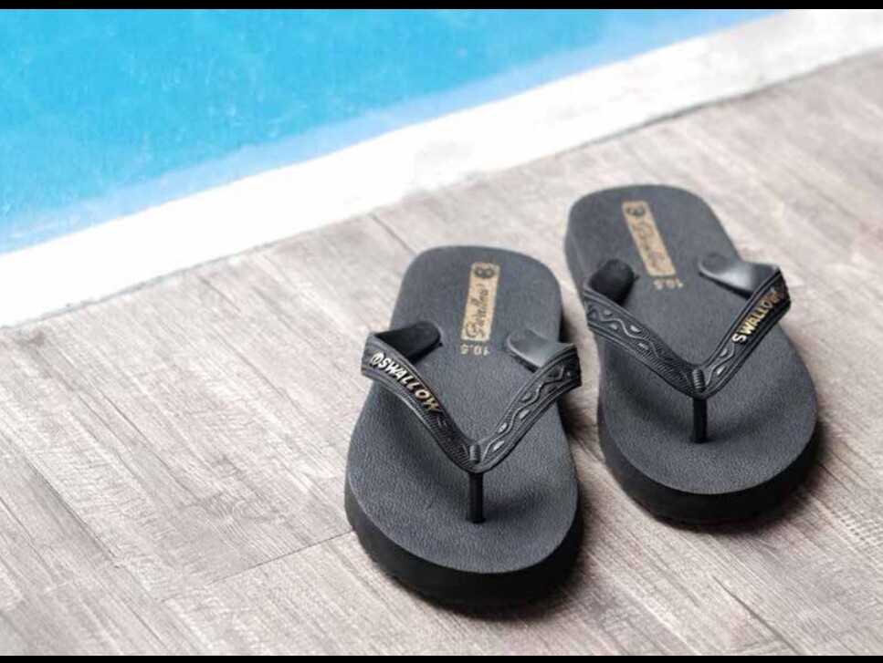 Swallow™(Gold ) Recycled Natural Rubber Thong Flip Flops Sandals ♻️🌏Unisex Surf