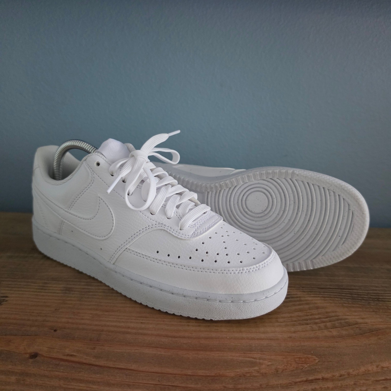 Nike Womens Court Vision Low Next Nature White Sneakers DH3158-100 Size 8.5