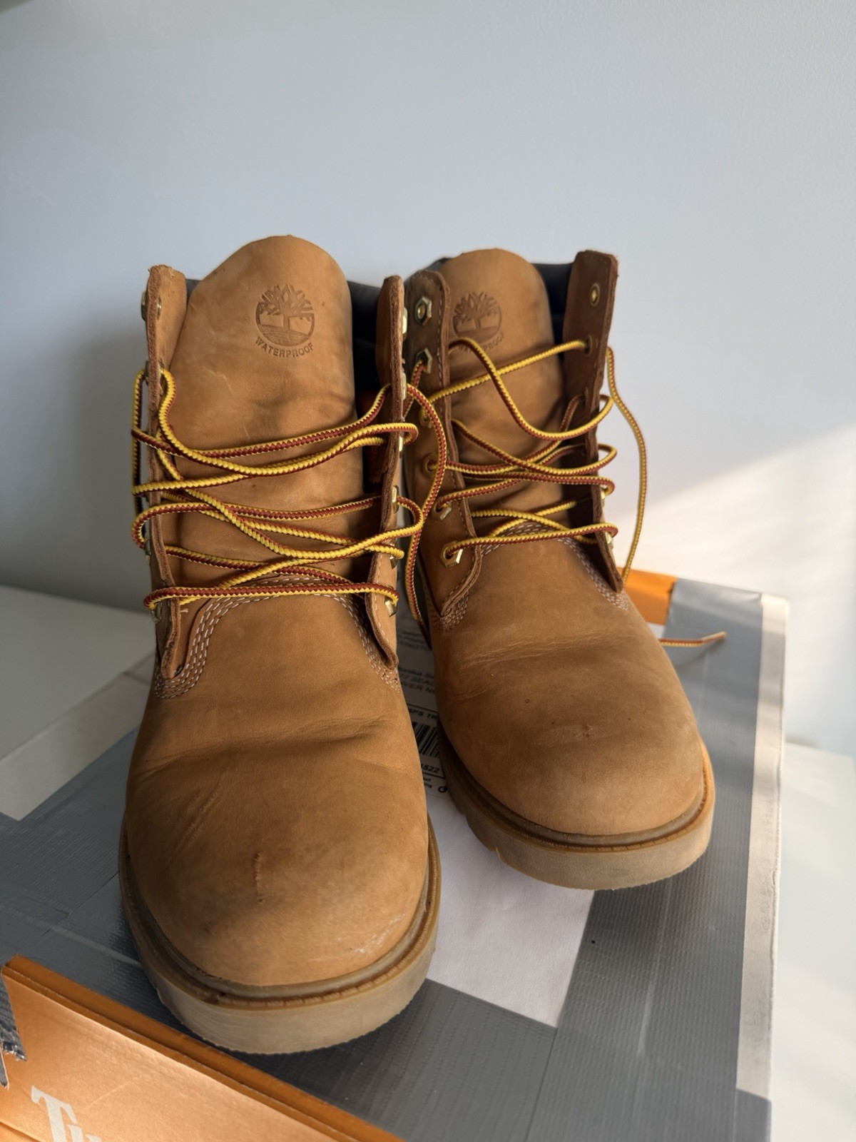 Timberland Womens 6” Premium Boot Wheat Size 9.5 10361 2440 Waterproof (NWOB)