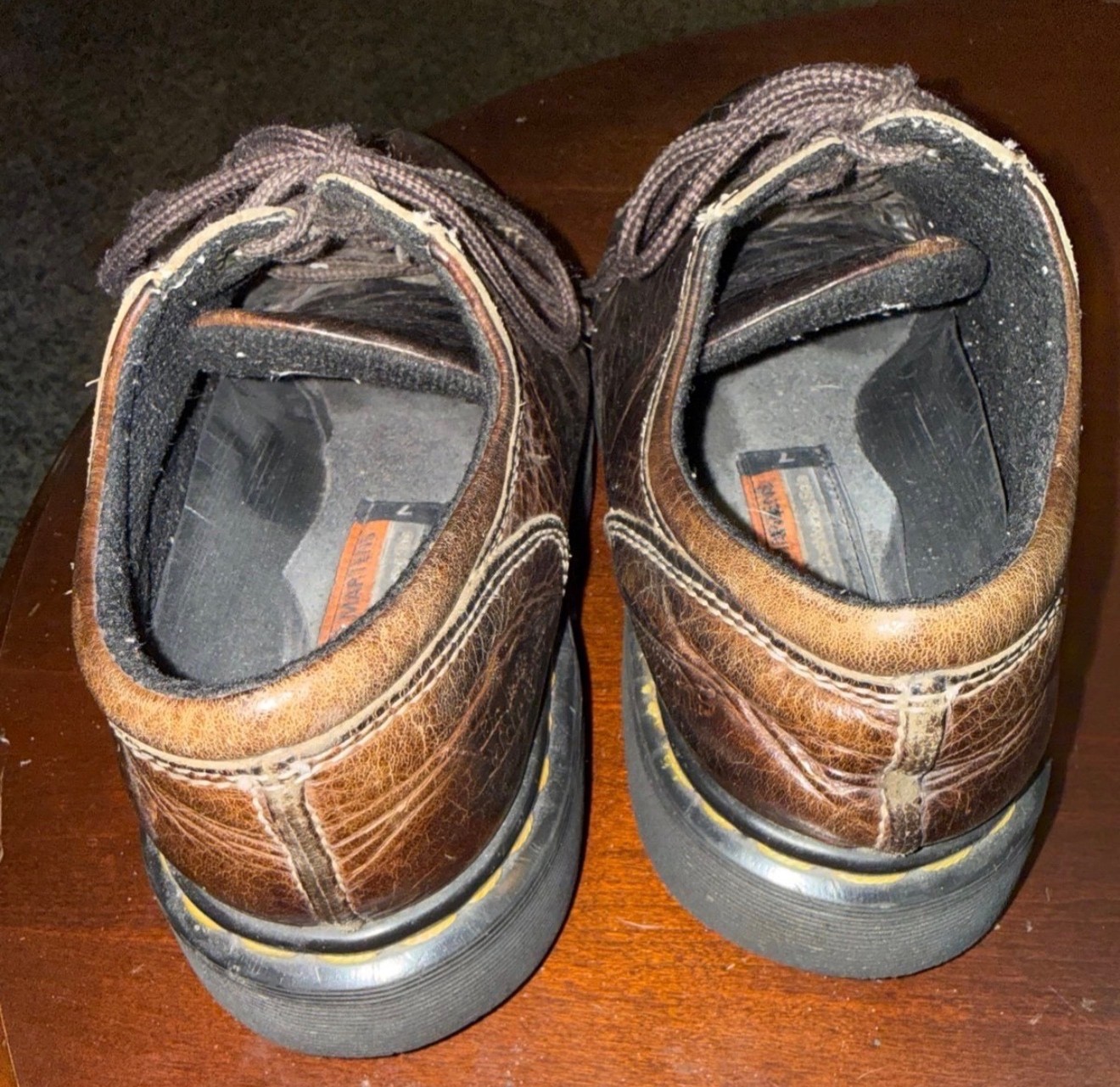 Gently worn women’s size 7 brown Doc Martins