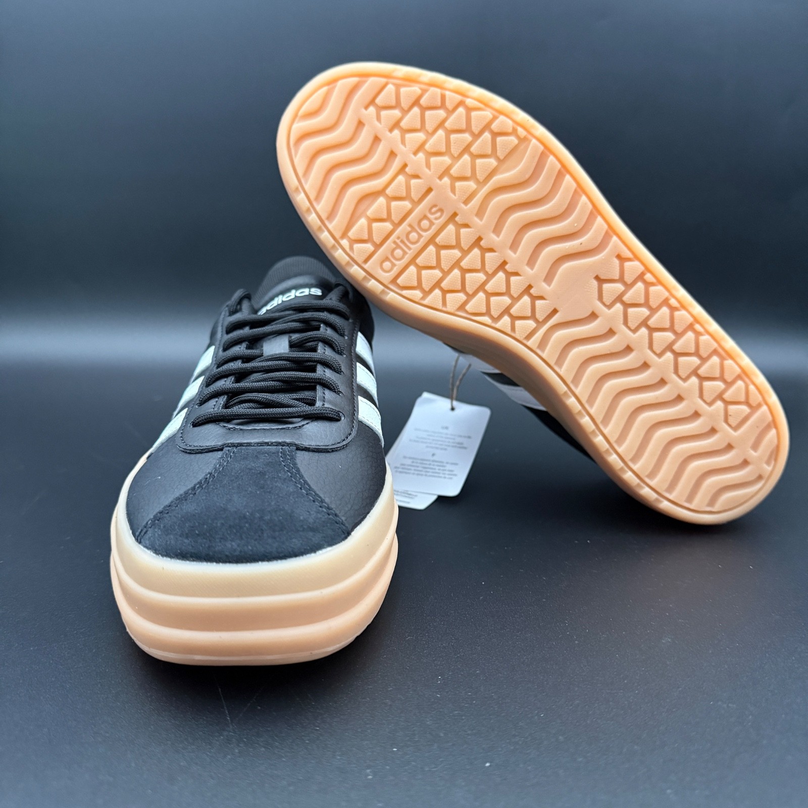 Adidas Women’s VL Court Bold Casual Black White #081