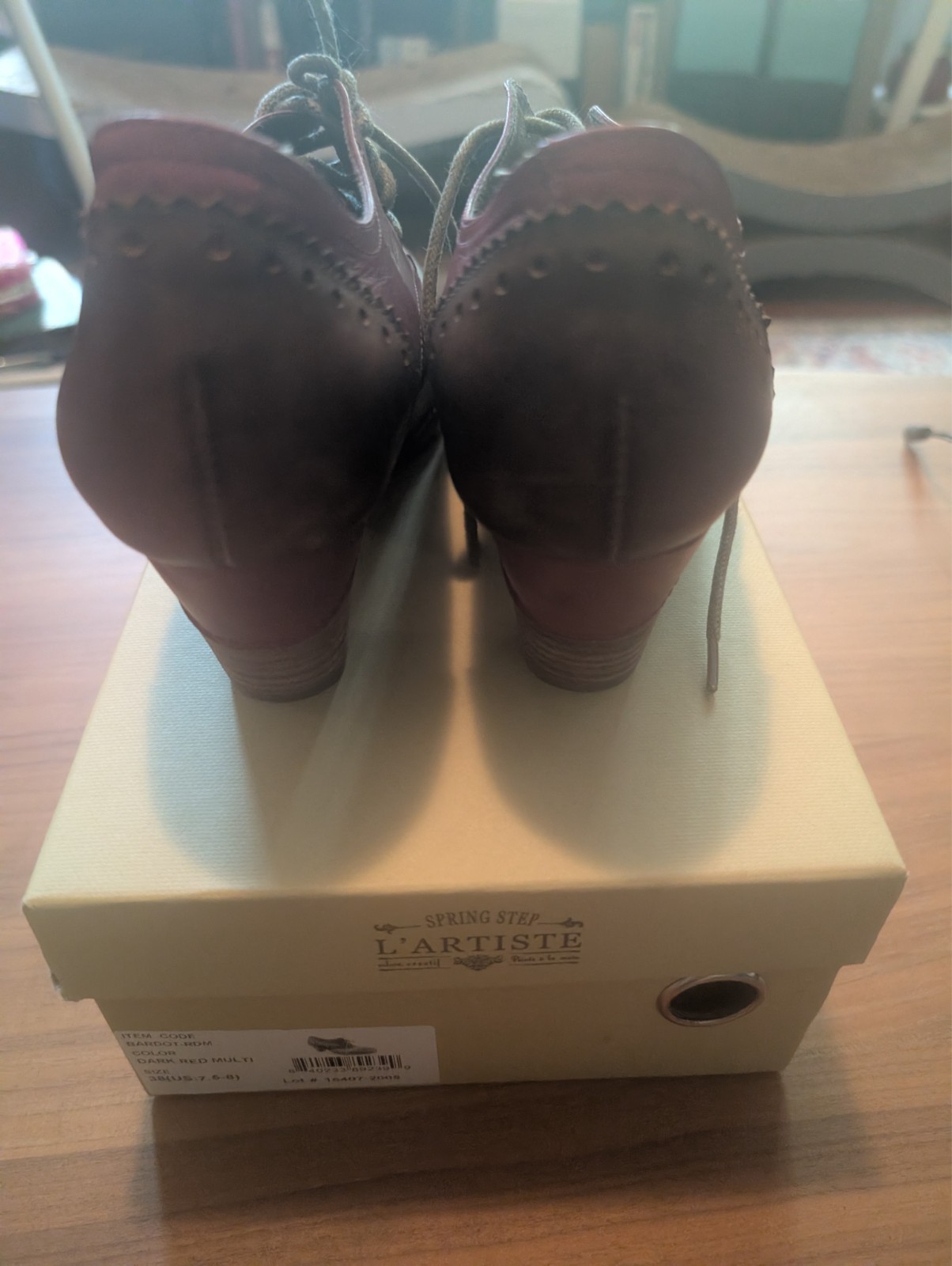 Spring Step L’Artiste Bardot Pumps Size 38